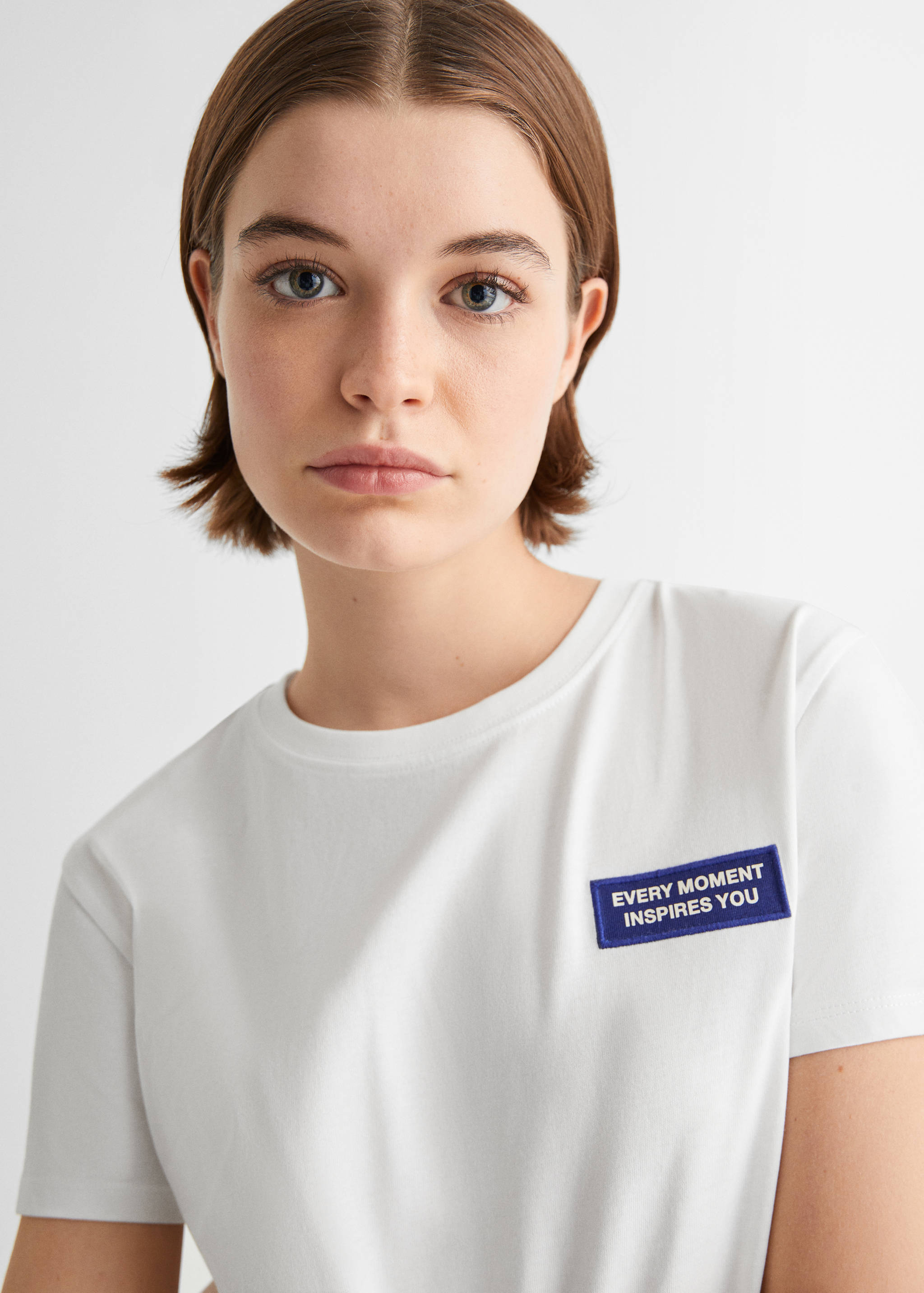 Printed message T-shirt - Details of the article 1