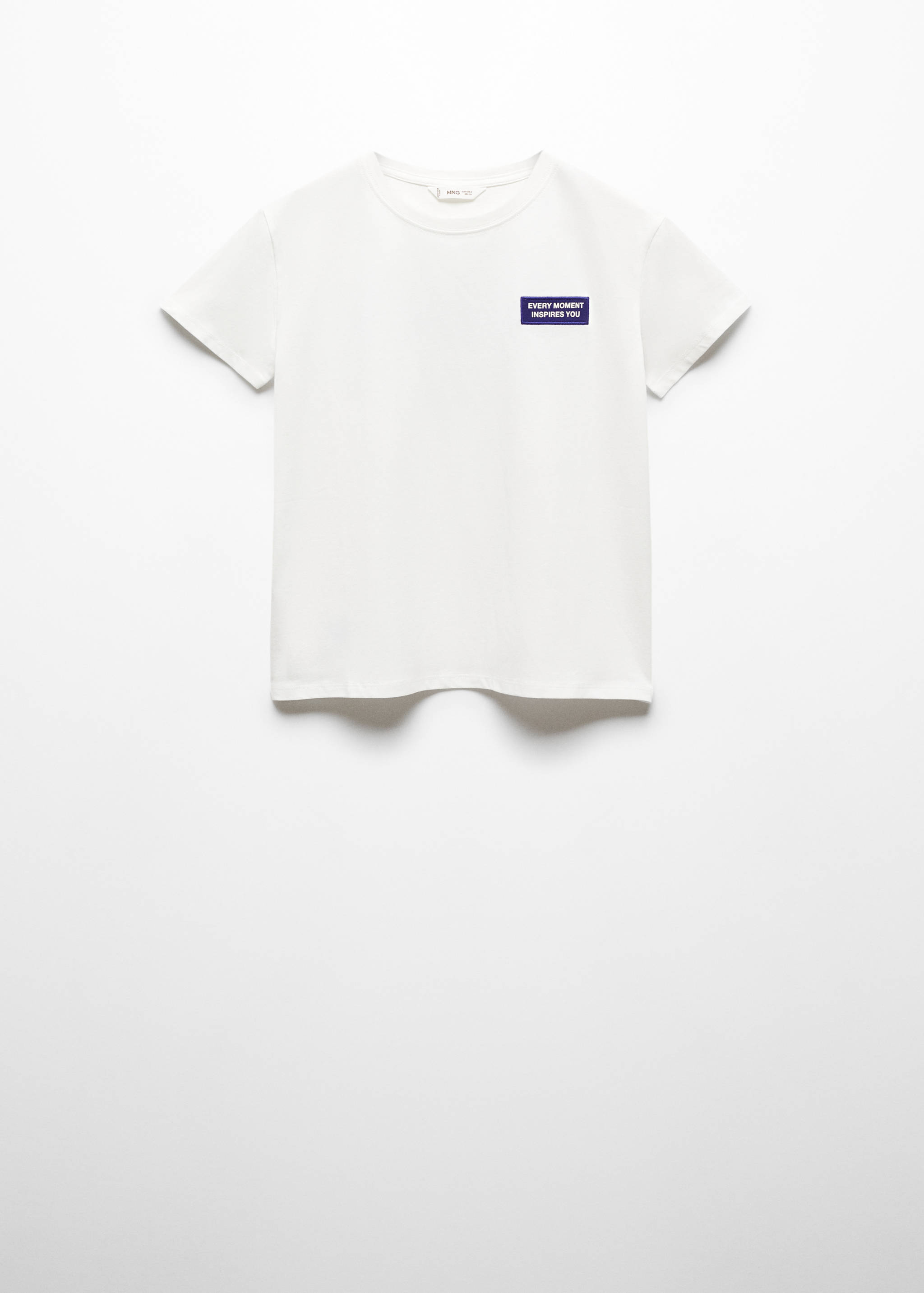 Printed message T-shirt - Article without model