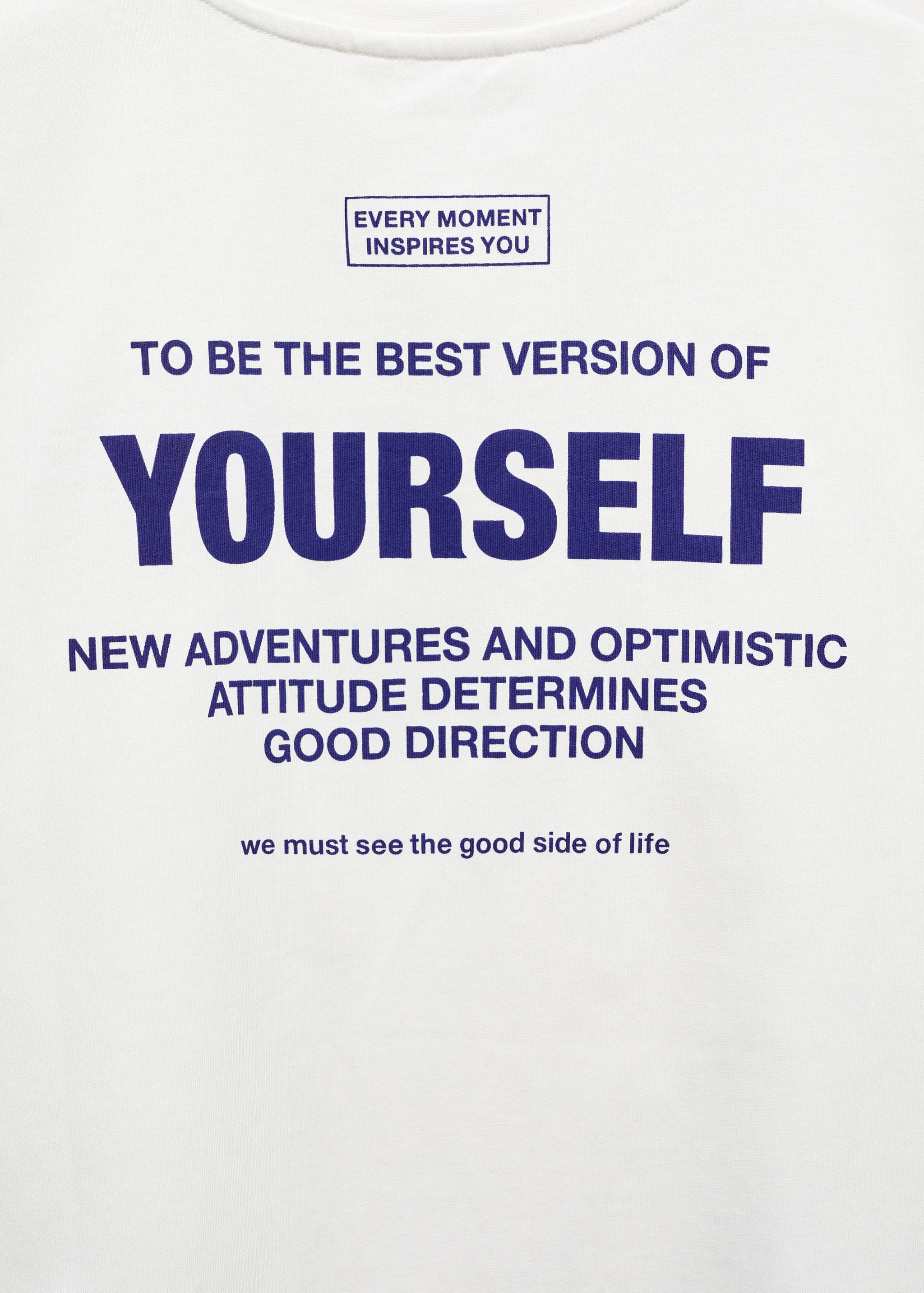 Printed message T-shirt - Details of the article 8