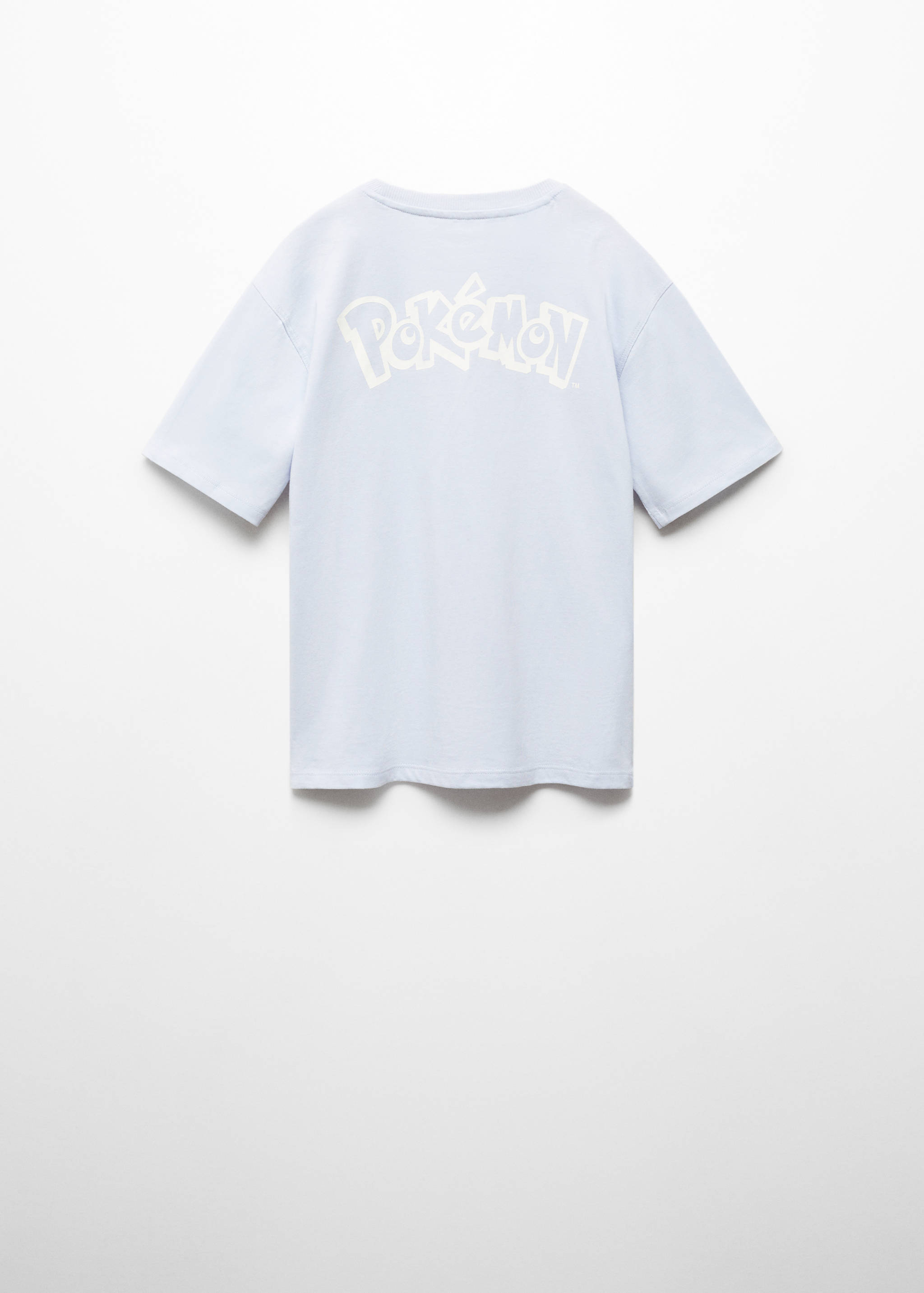 Pikachu Pokemon t-shirt - Reverse of the article