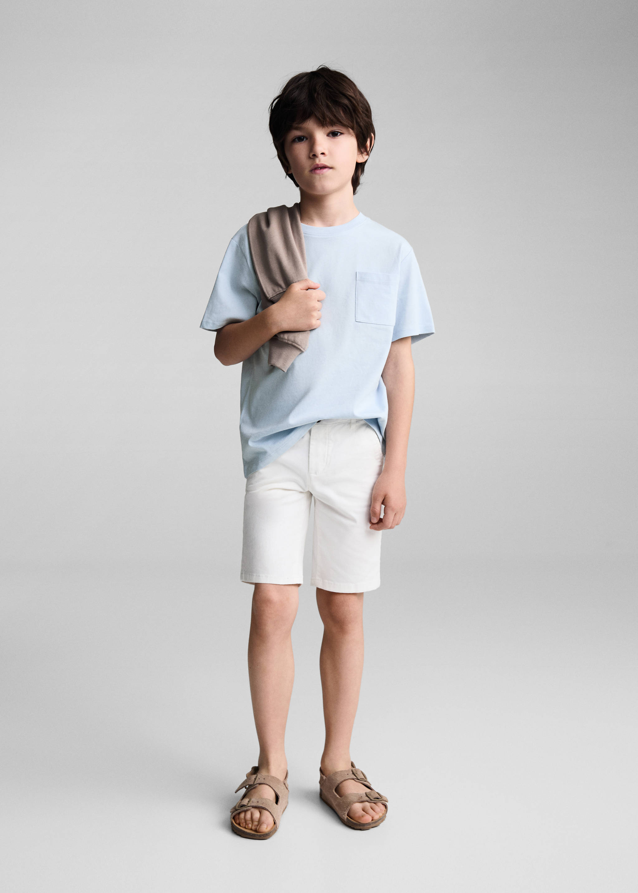 Basic-T-Shirt aus Baumwolle - Allgemeine Ansicht