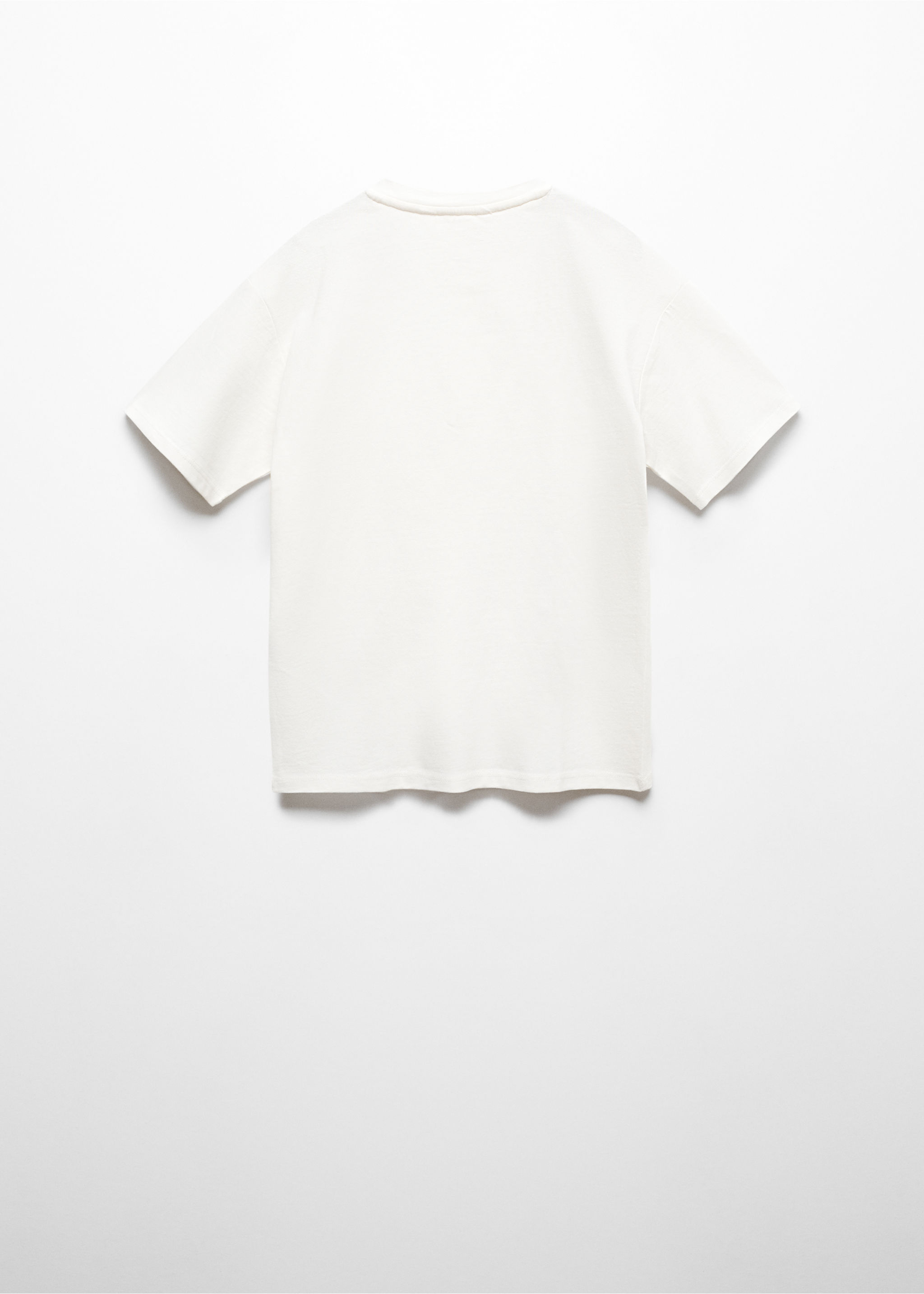 T-shirt coton boutons - Verso de l’article