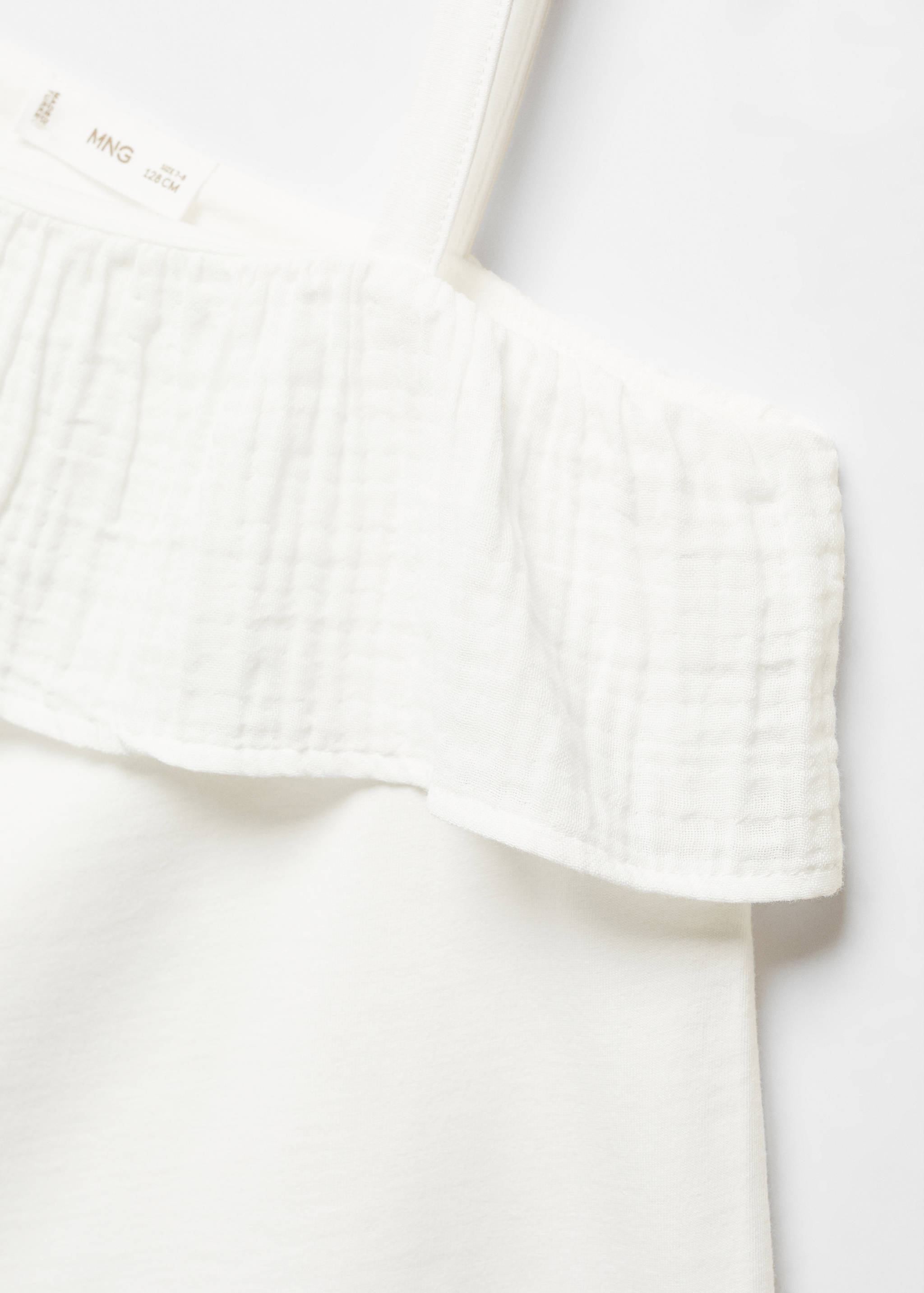 Ruffled asymmetric T-shirt - Details of the article 8