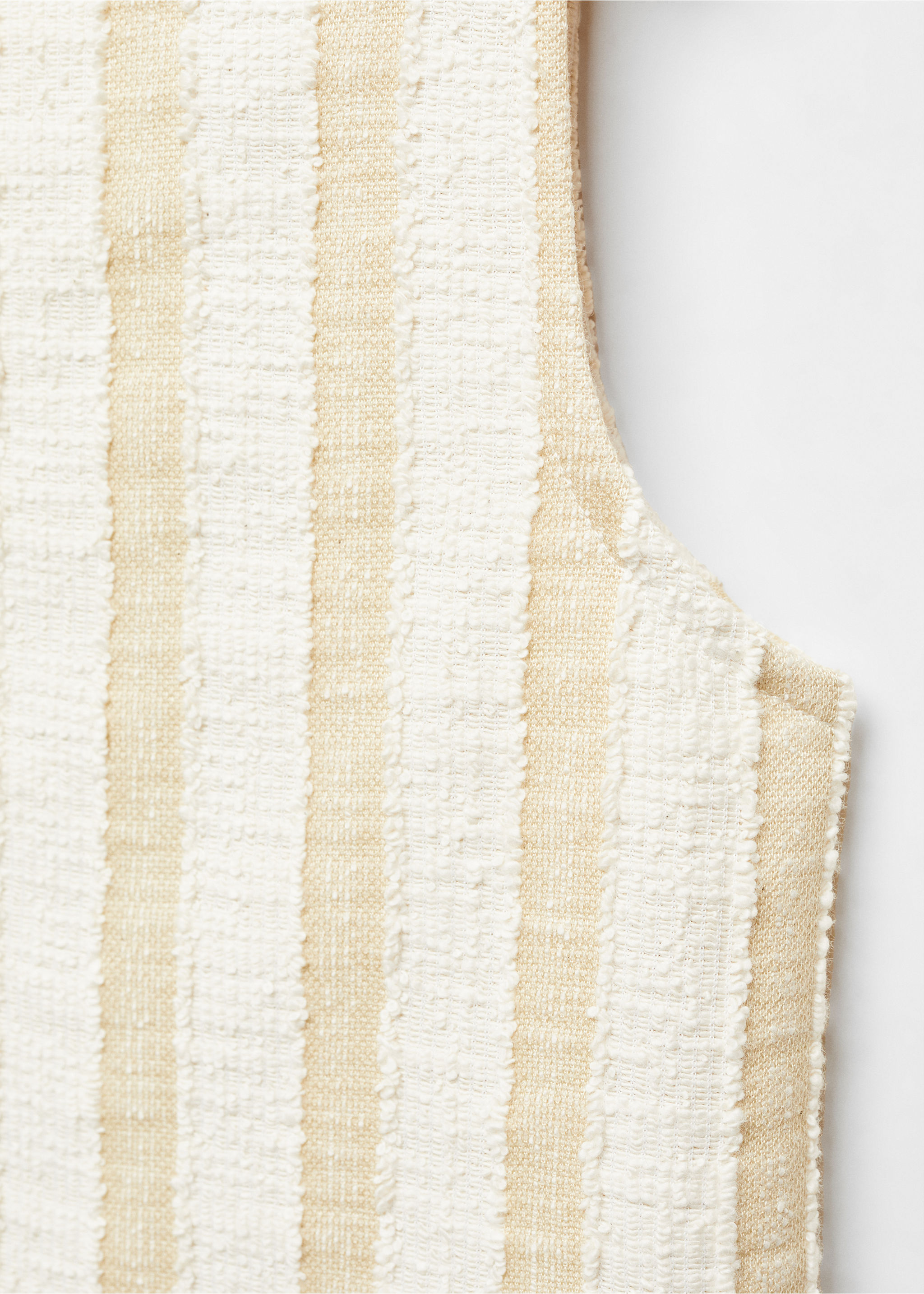 T-Shirt mit strukturierten Streifen - Detail des Artikels 8