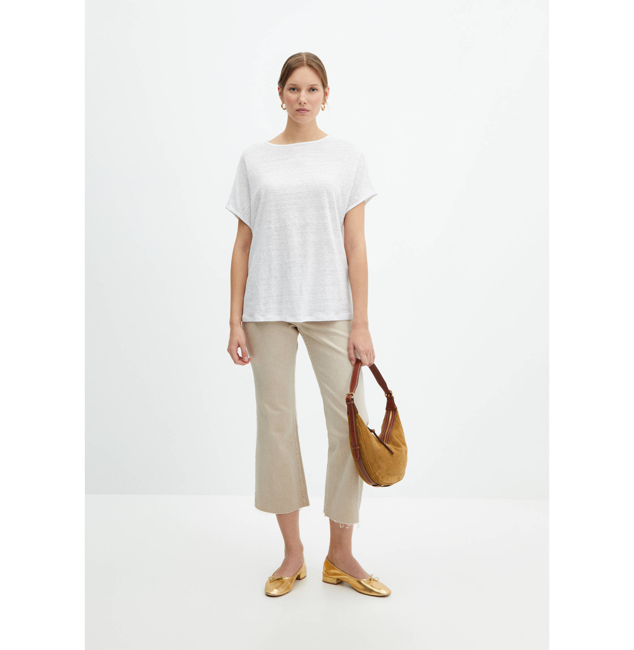 100% linen T-shirt - General plane