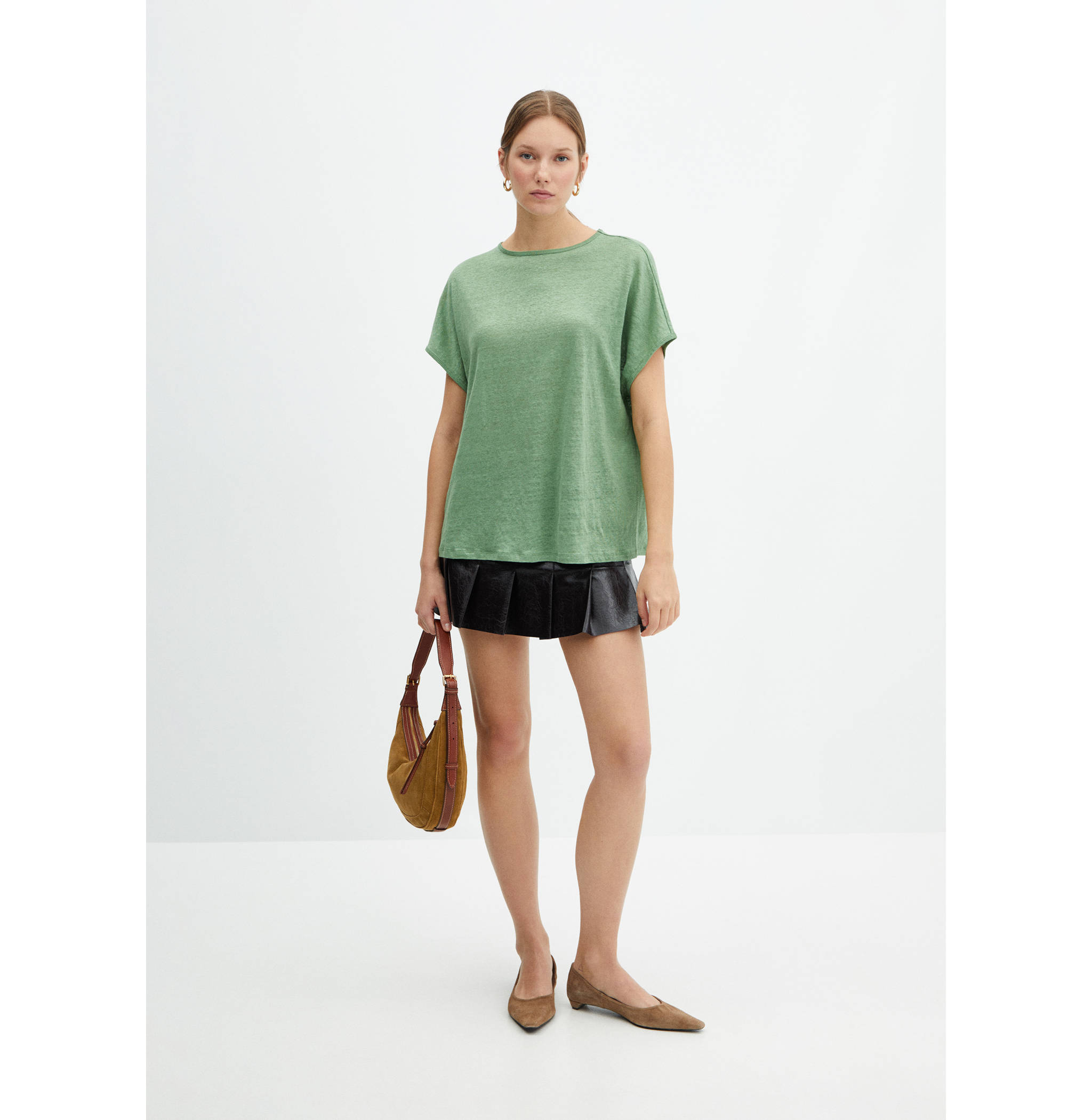 100% linen T-shirt - General plane