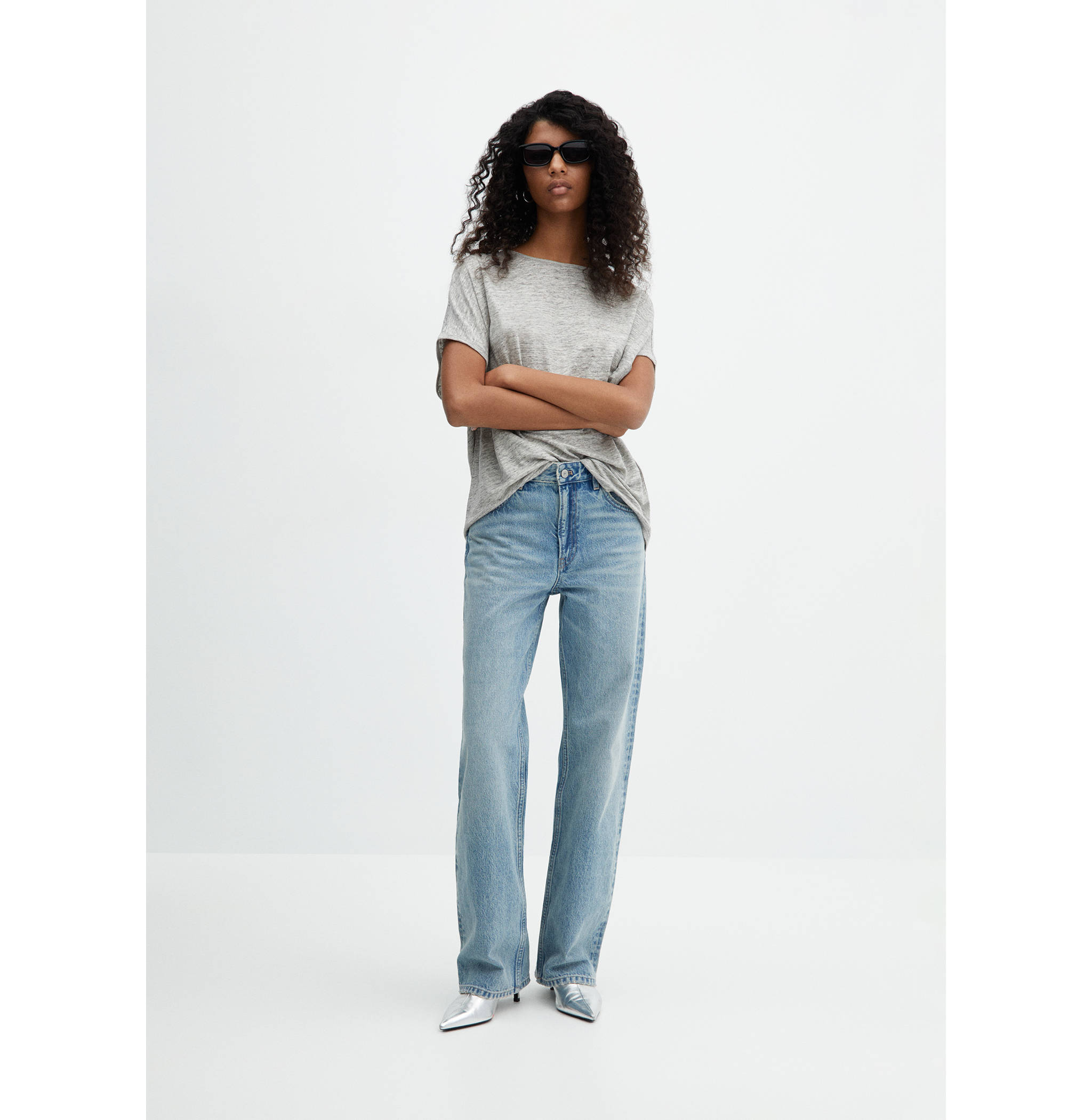 100% linen T-shirt - General plane