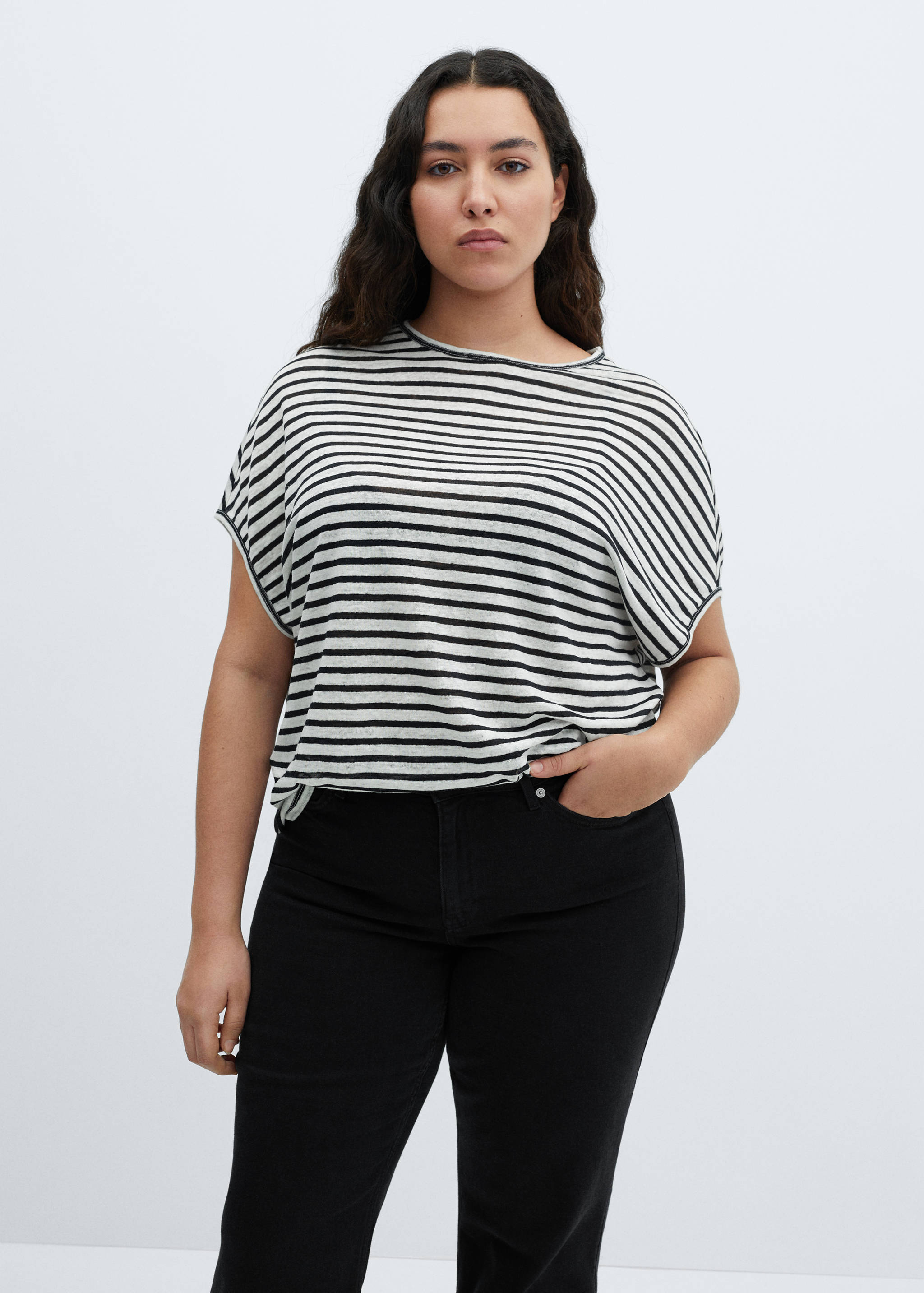 T-shirt 100 % lin - Détail de l'article 5