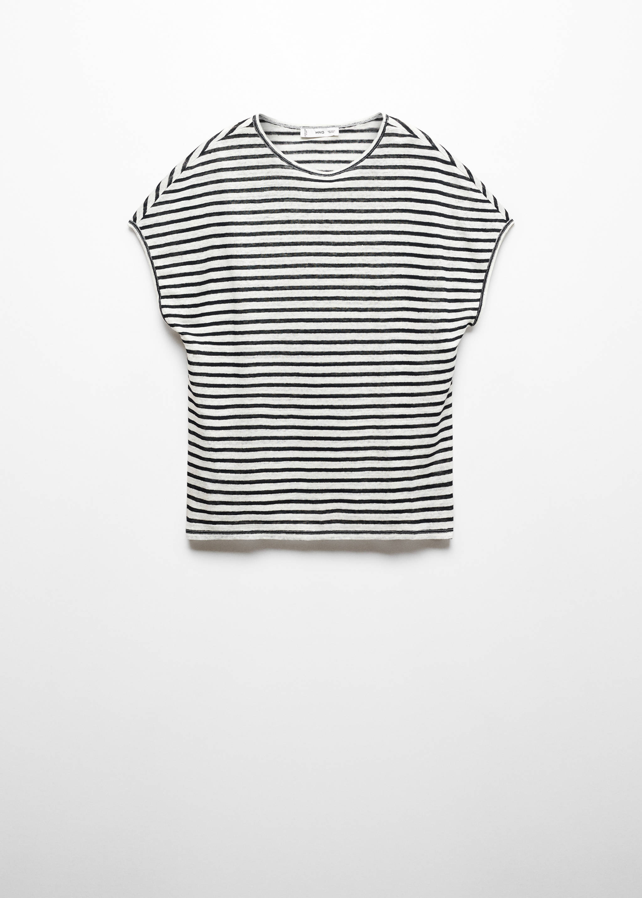 100% linen T-shirt - Article without model