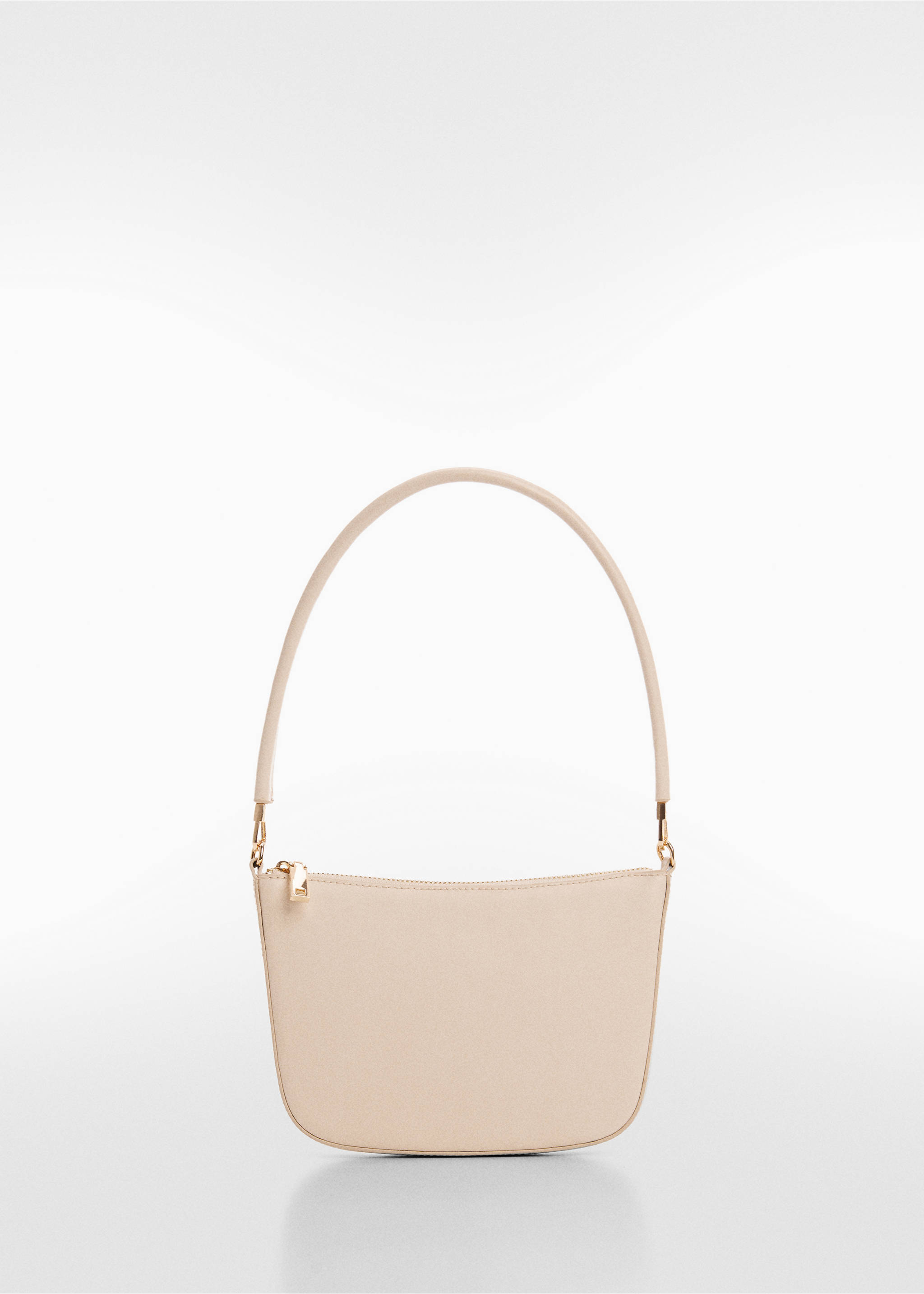 Sac porté épaule anse courte - Article sans modèle, Blanc cassé. Ref: 67006321-00.