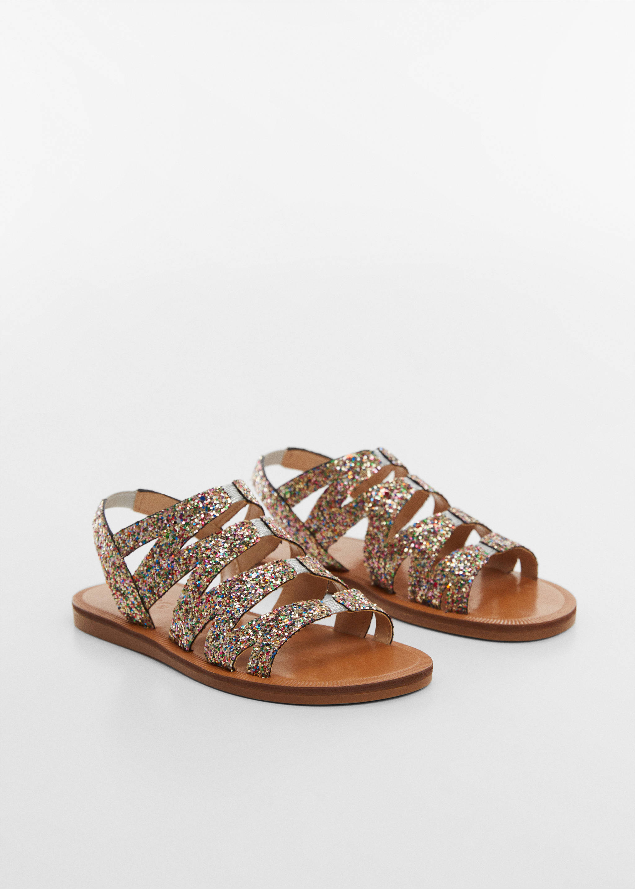 Sandaler med glitter - Halvtotal bildeutsnitt, Rosa. Ref: 67006332-00.