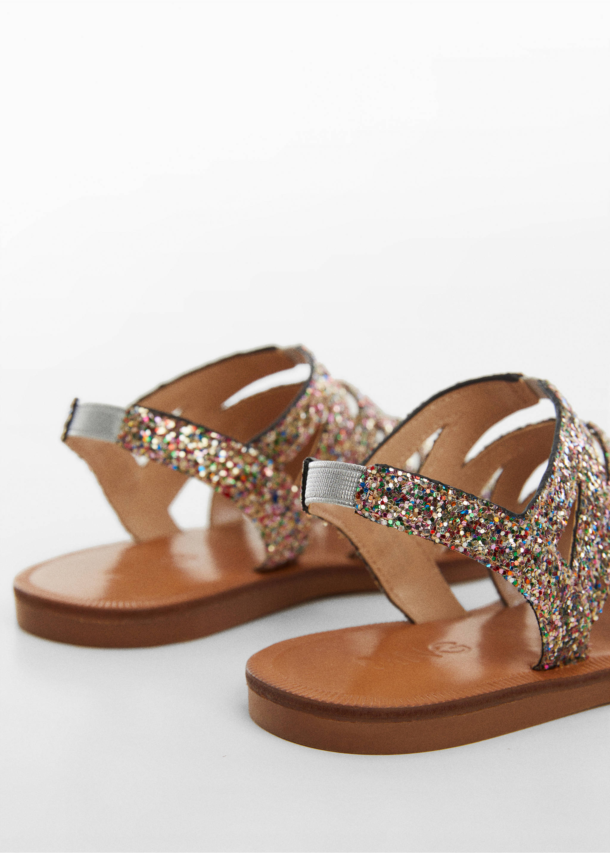 Sandaler med glitter - Artikkeldetalj 1, Rosa. Ref: 67006332-00.