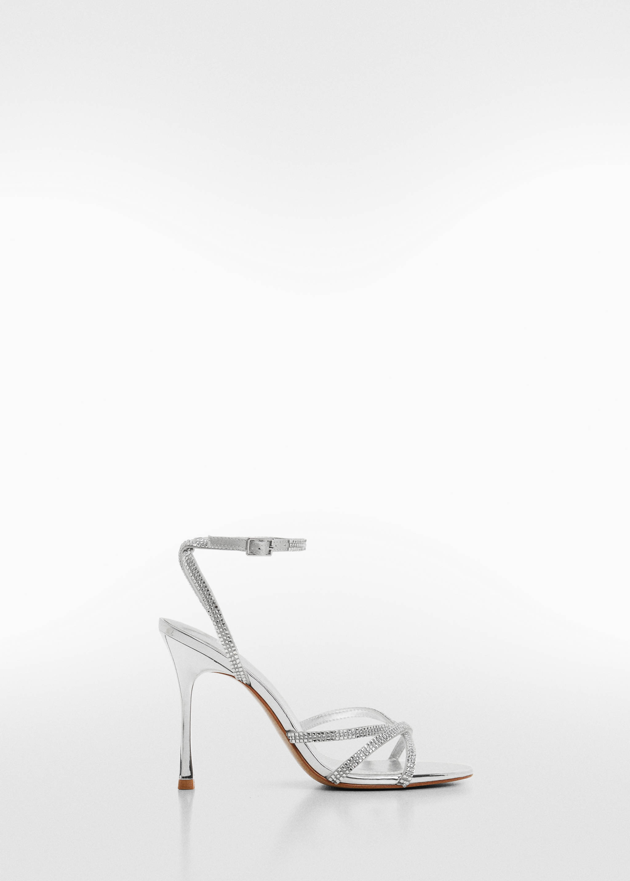 Strap rhinestone sandals - Article without model