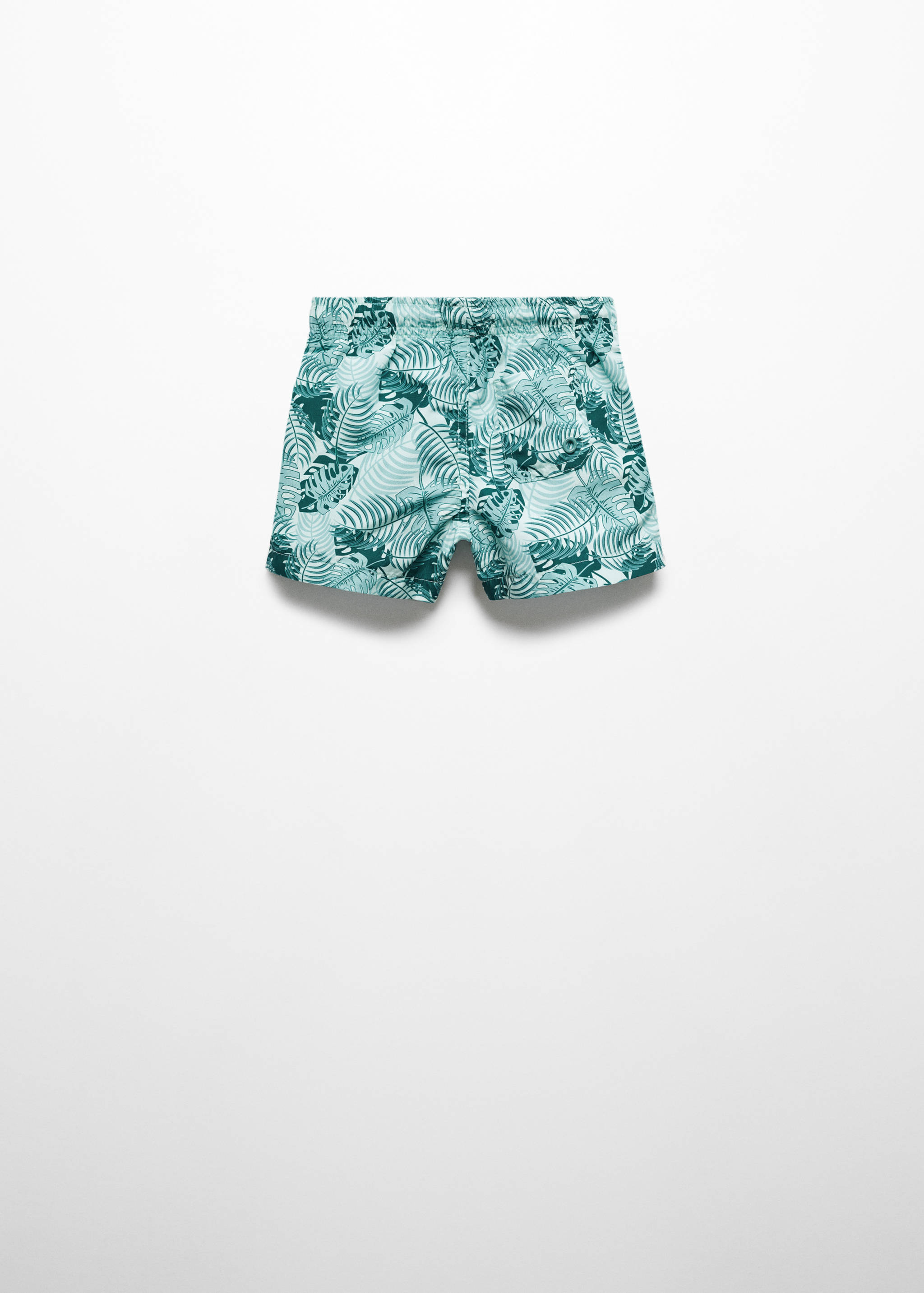 Maillot de bain imprimé feuilles - Verso de l’article
