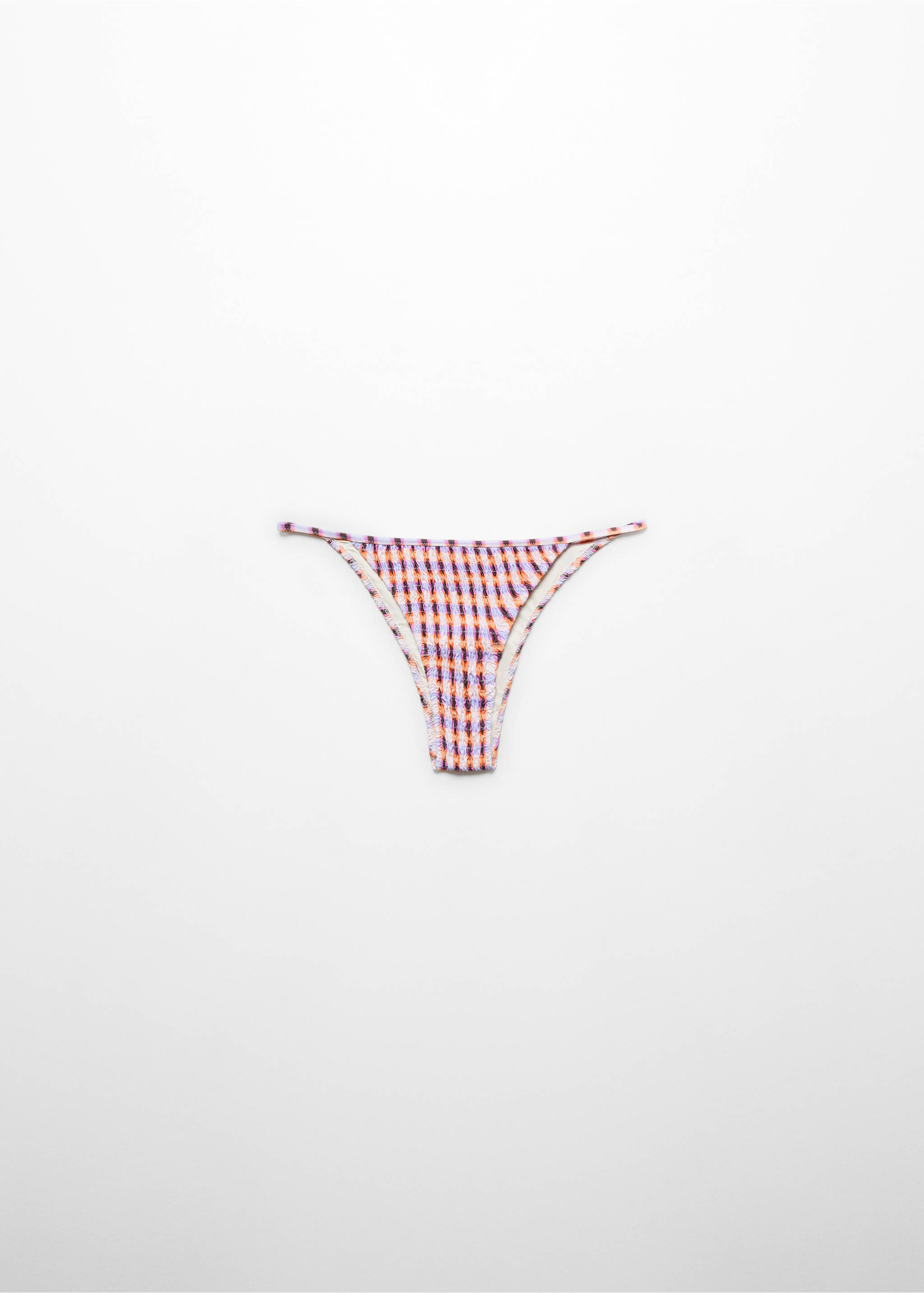 Printed bikini bottom - Article without model, Lilac. Ref: 67006744-00.