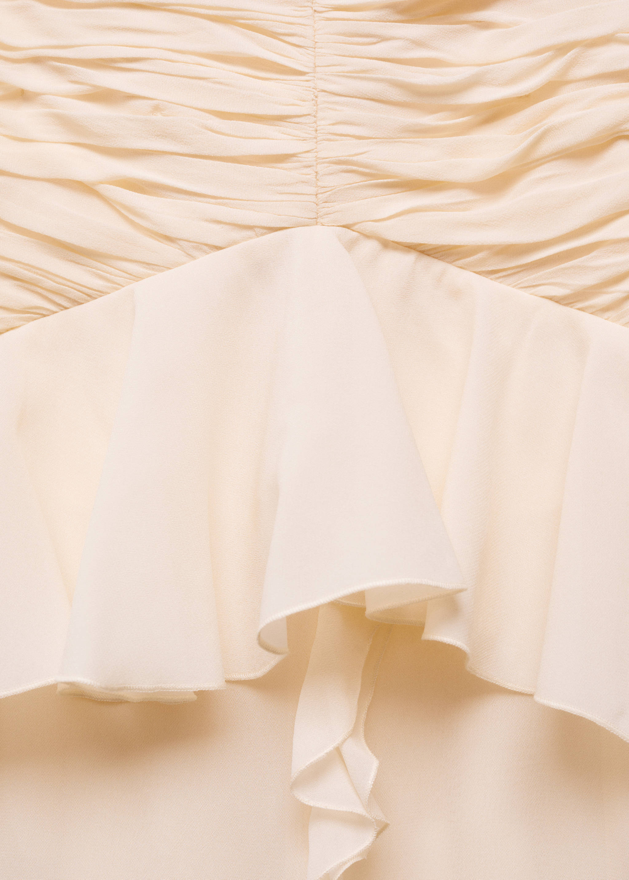 Draped dress with sweetheart neckline - Details of the article 8