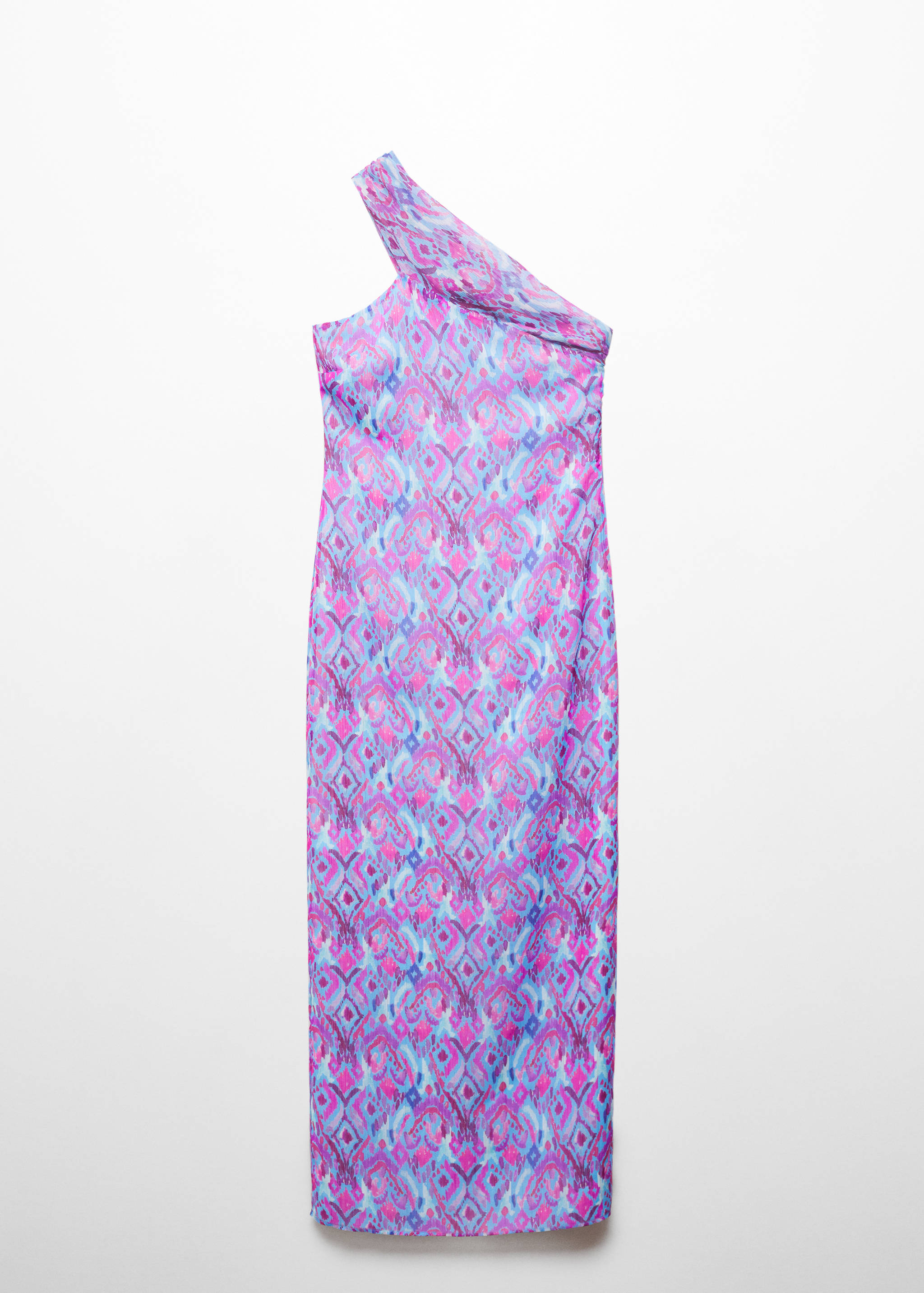 Printed asymmetrical dress - Article without model