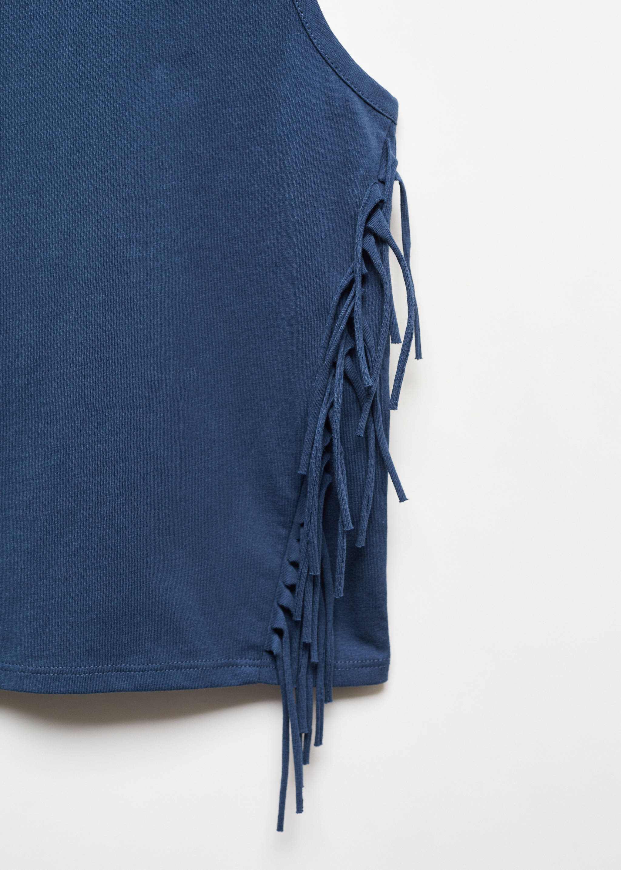 T-shirt coton à franges - Détail de l'article 8