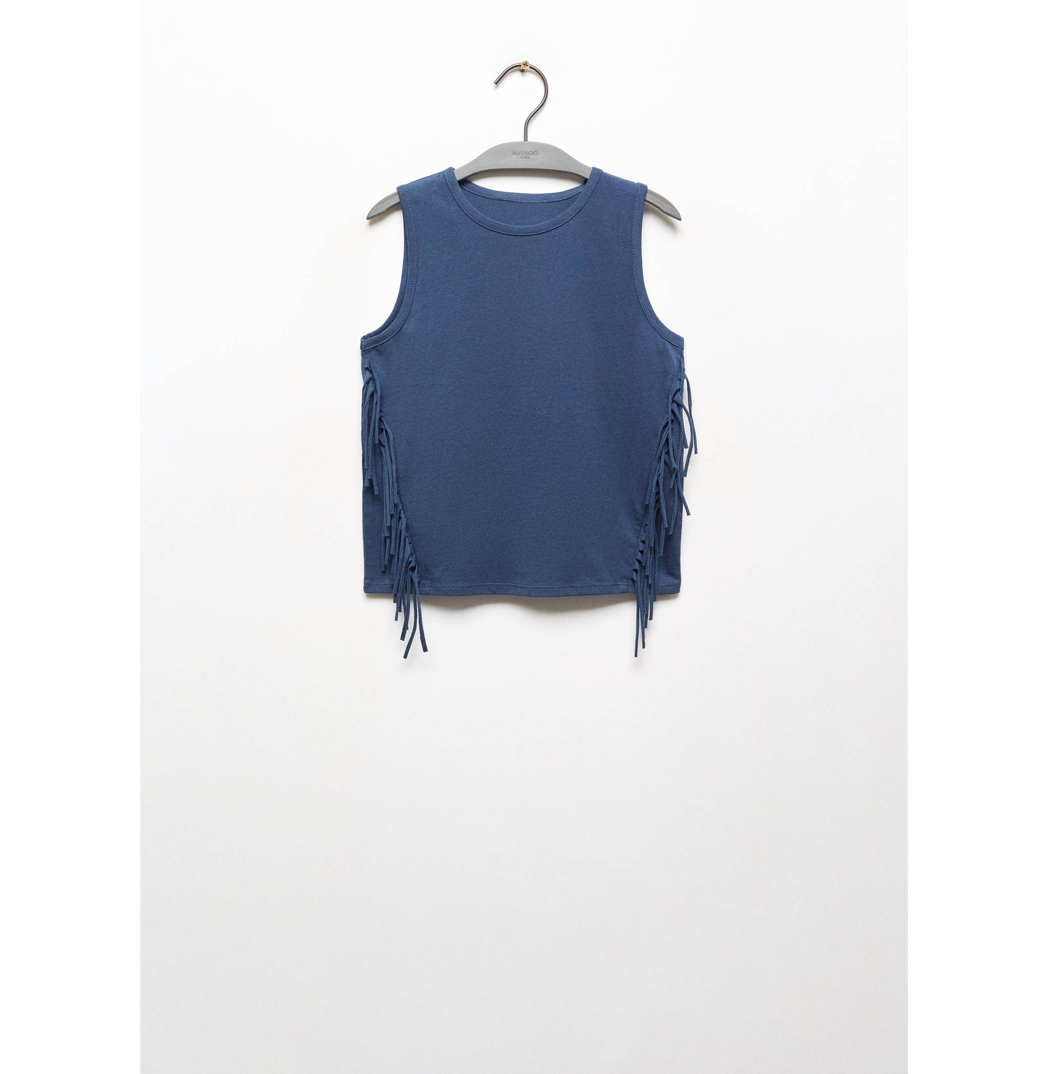 T-shirt coton à franges - Article sans modèle