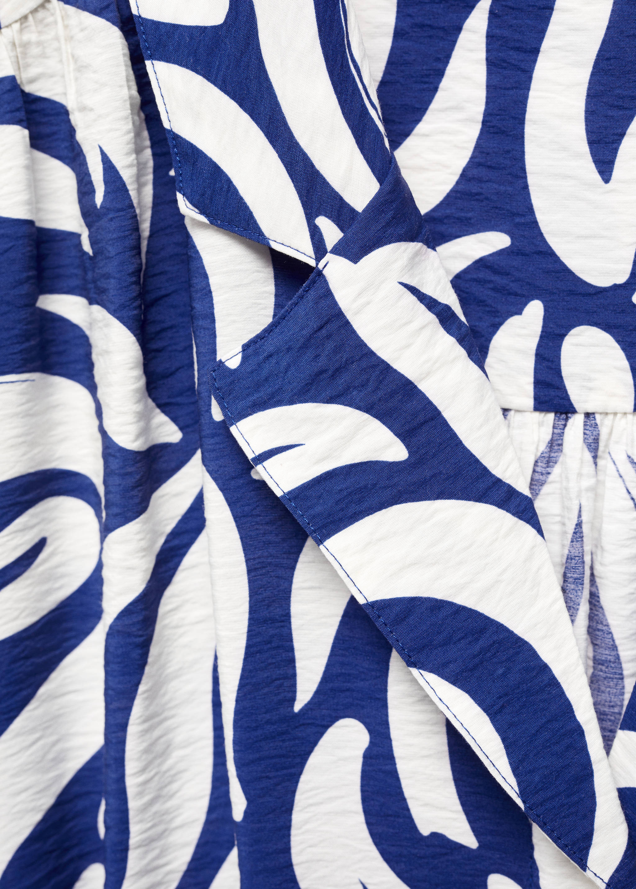 Vestido camisero textura lazo - Detalle del artículo 8