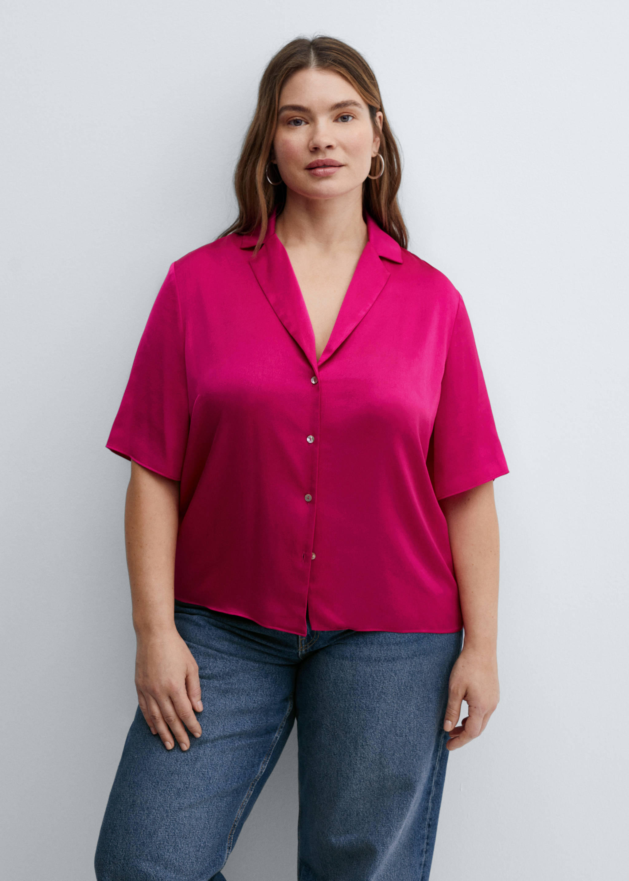 Camisa setinada màniga curta - Detall de l'article 5