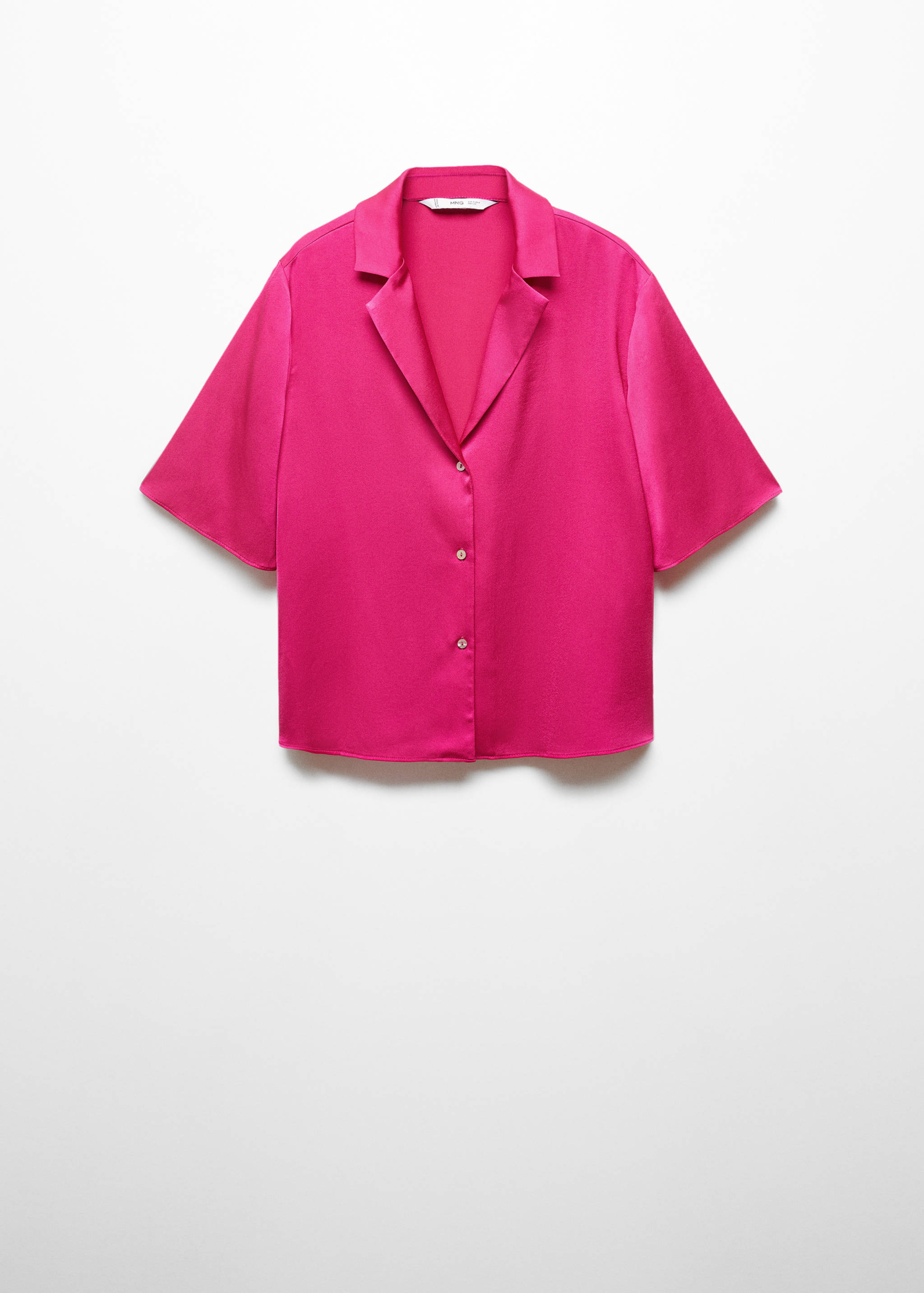 Camisa setinada màniga curta - Article sense model