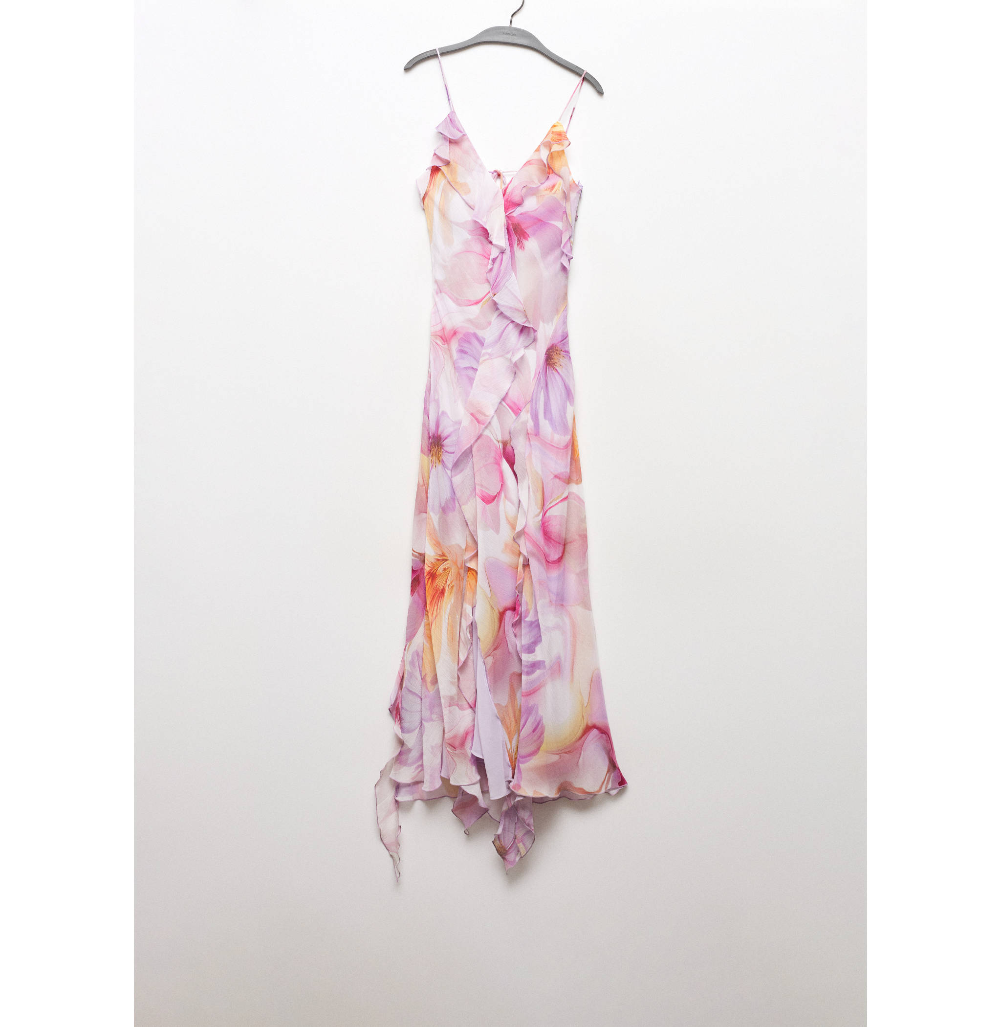 Vestido estampado floral volantes - Artículo sin modelo