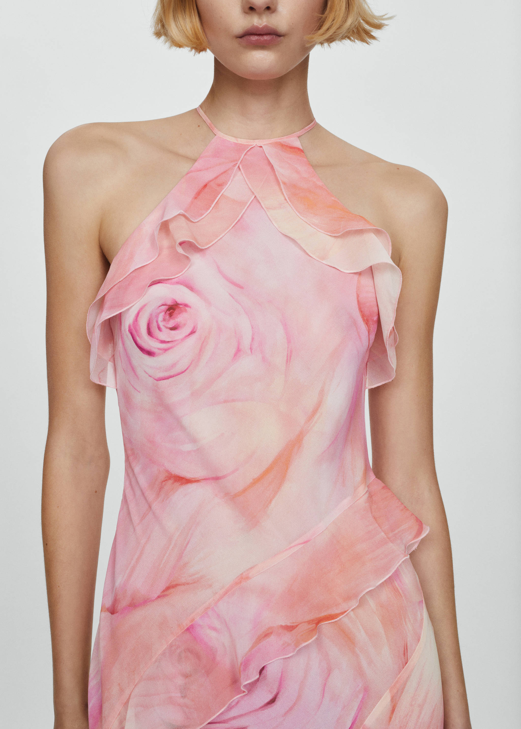 Robe à fleurs volantée - Détail de l'article 4