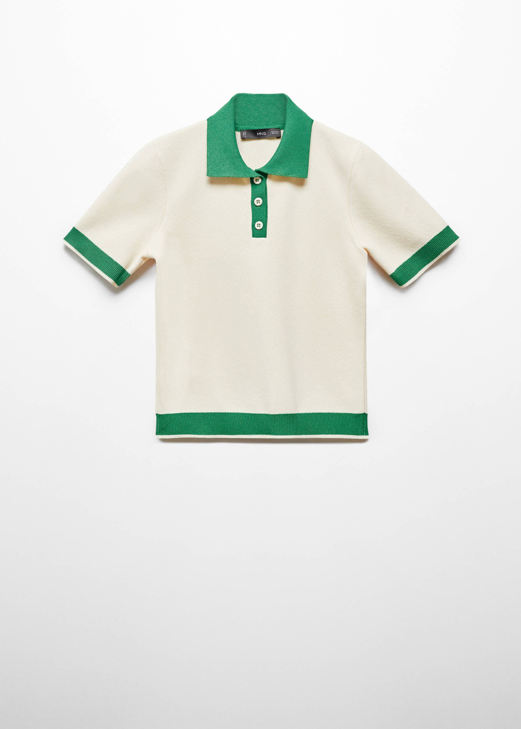 Pull-over maille col polo - Article sans modèle