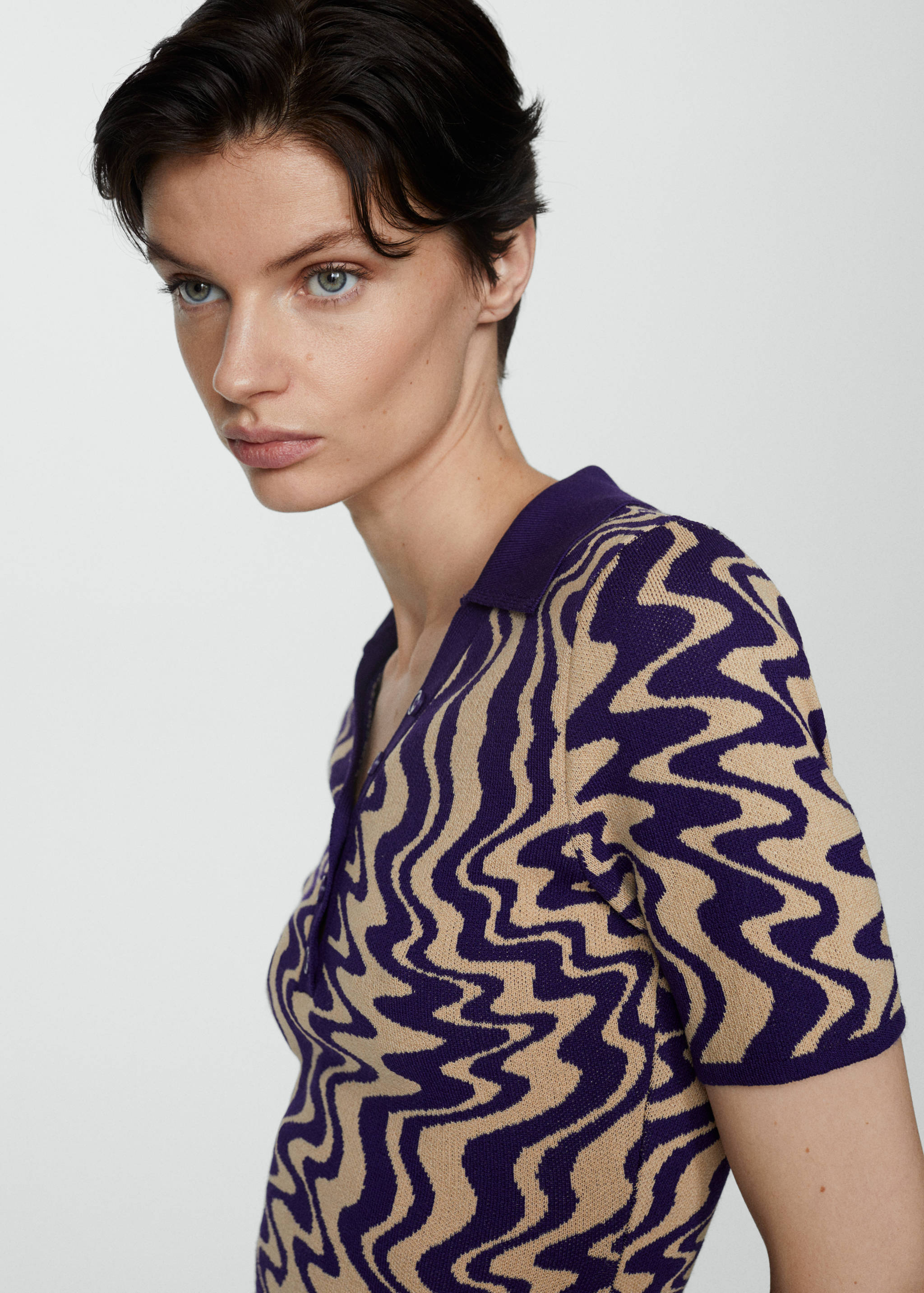 Jersey punto cuello polo - Detalle del artículo 1