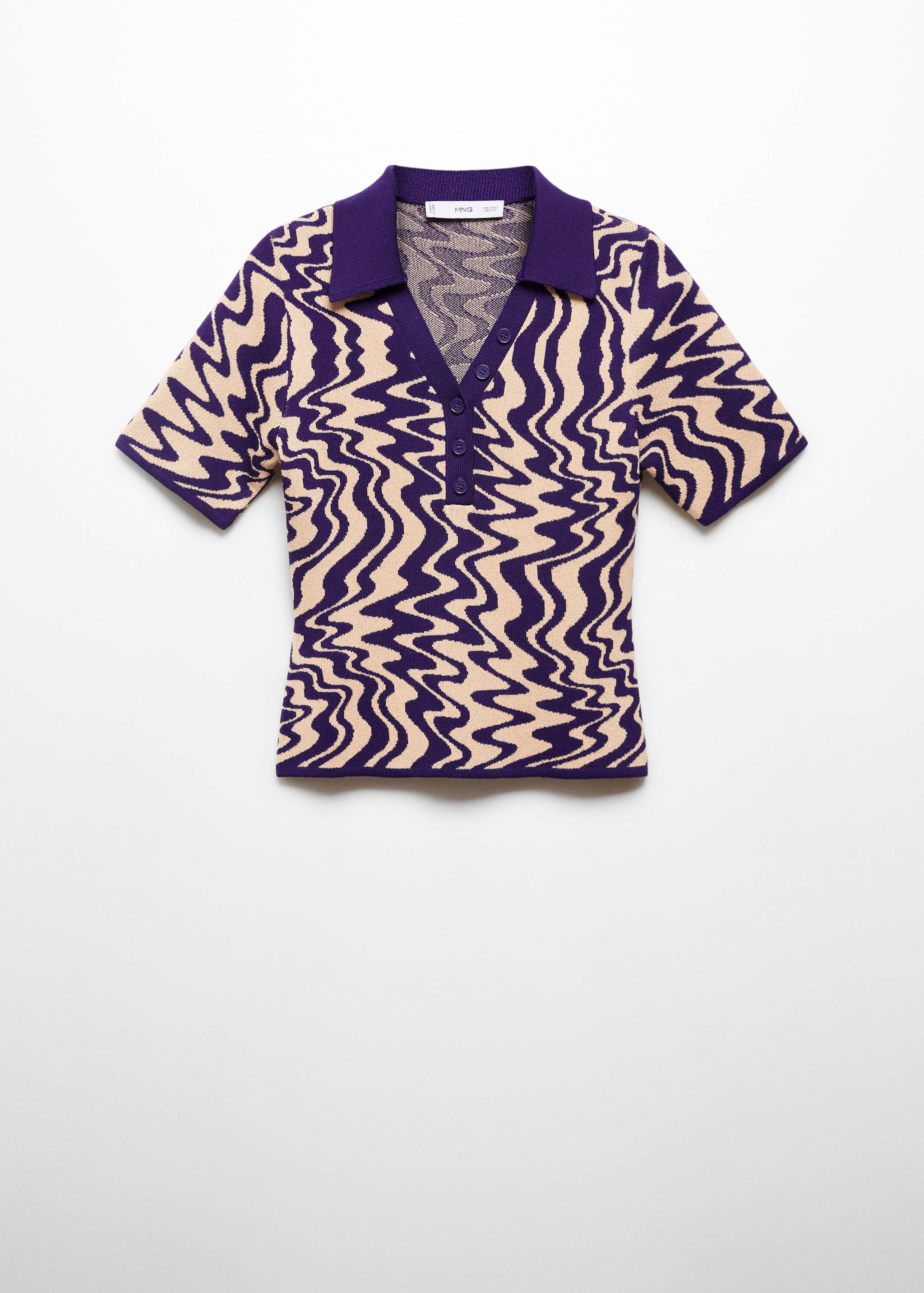 Jersey punto cuello polo - Artículo sin modelo