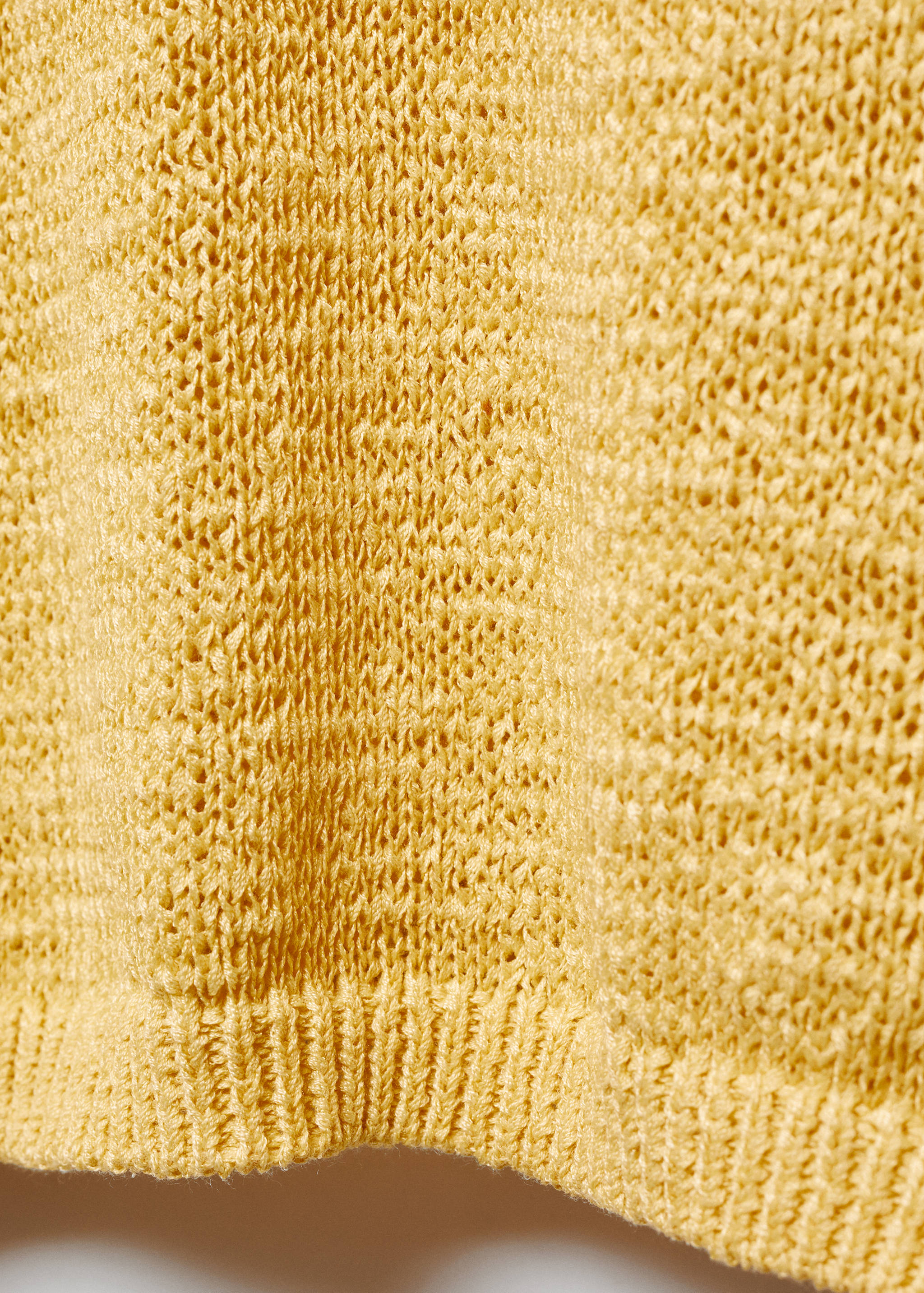 Fine-knit V-neck sweater - Details of the article 8