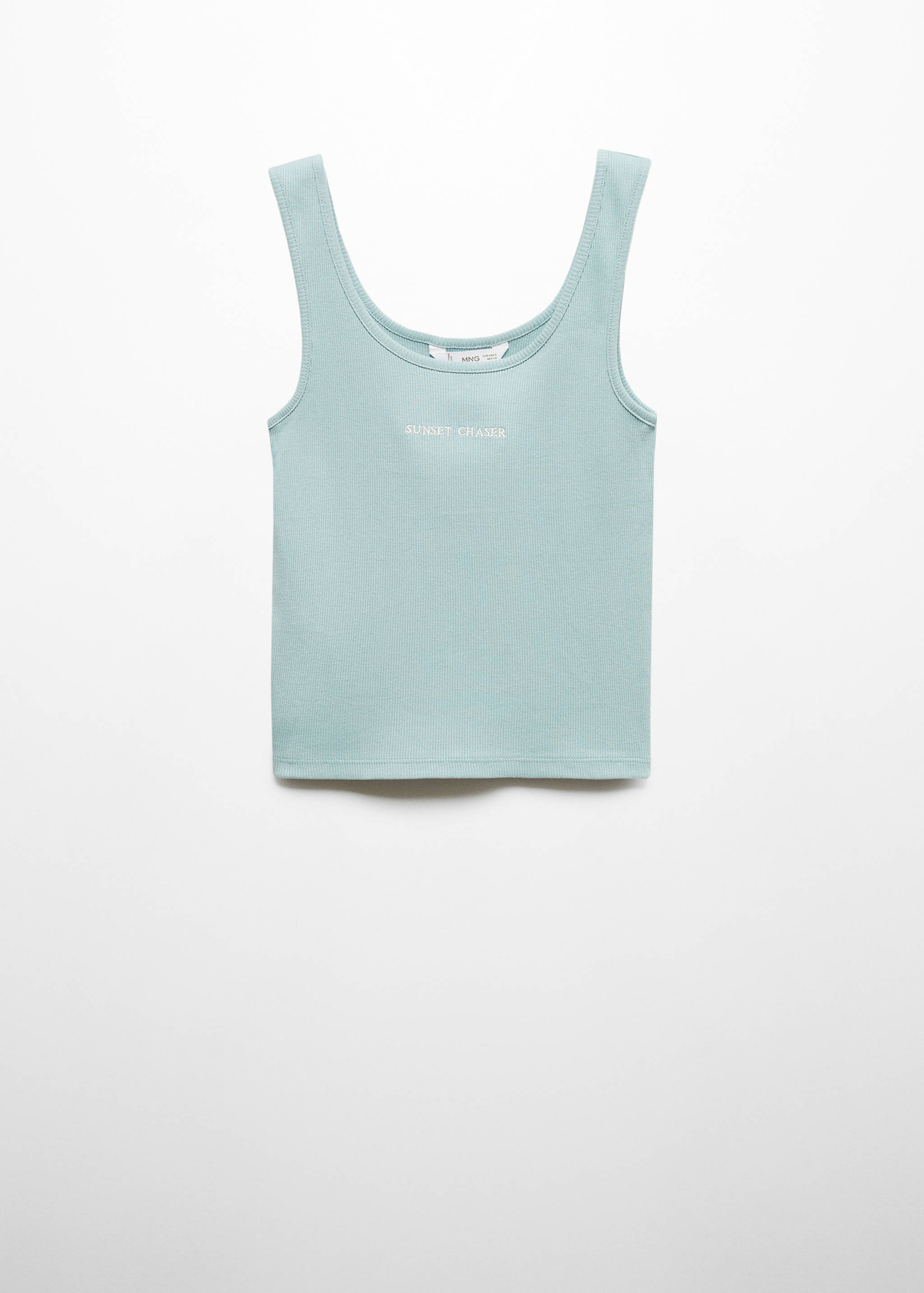 Strap cotton T-shirt - Article without model