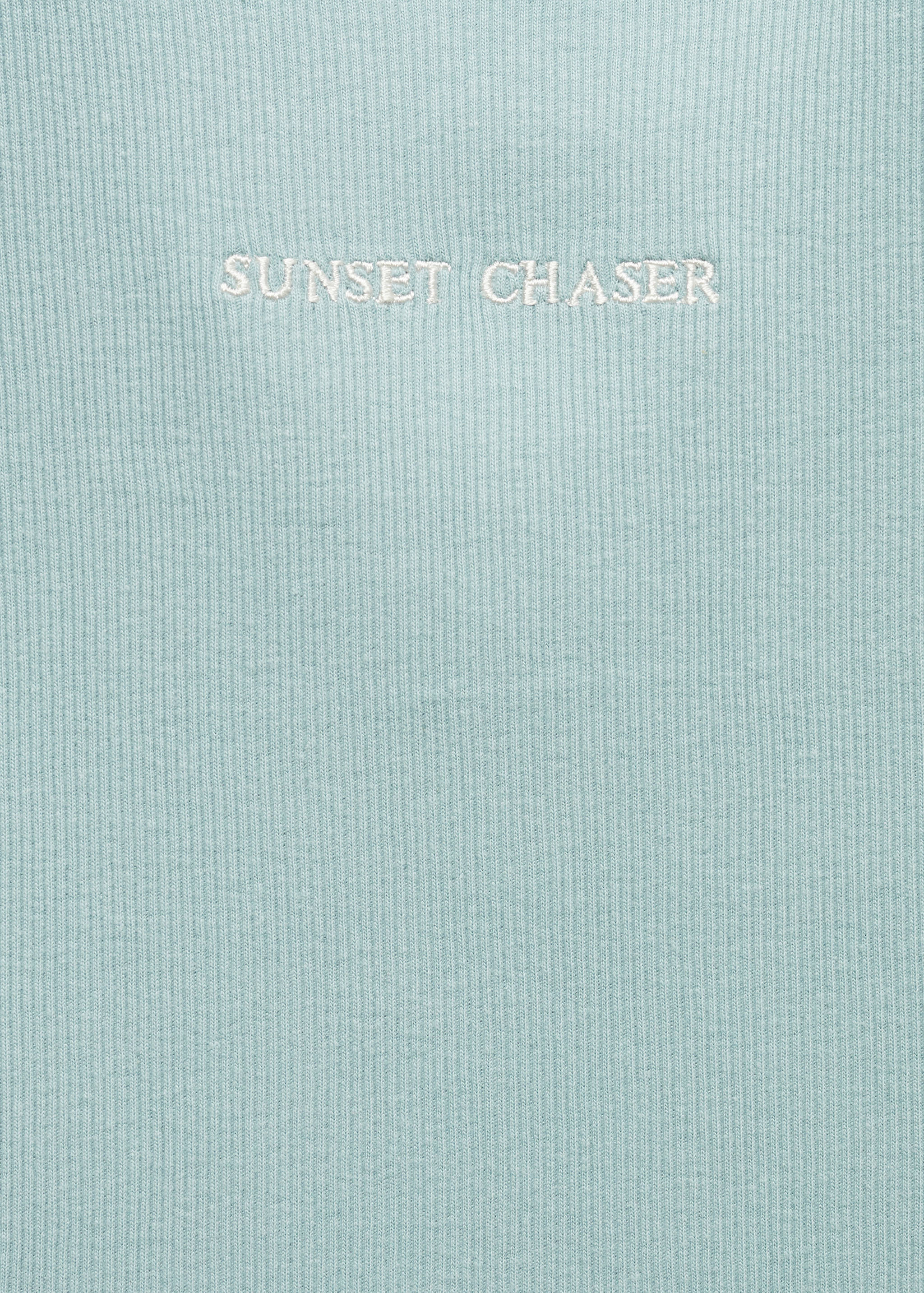 Strap cotton T-shirt - Details of the article 8