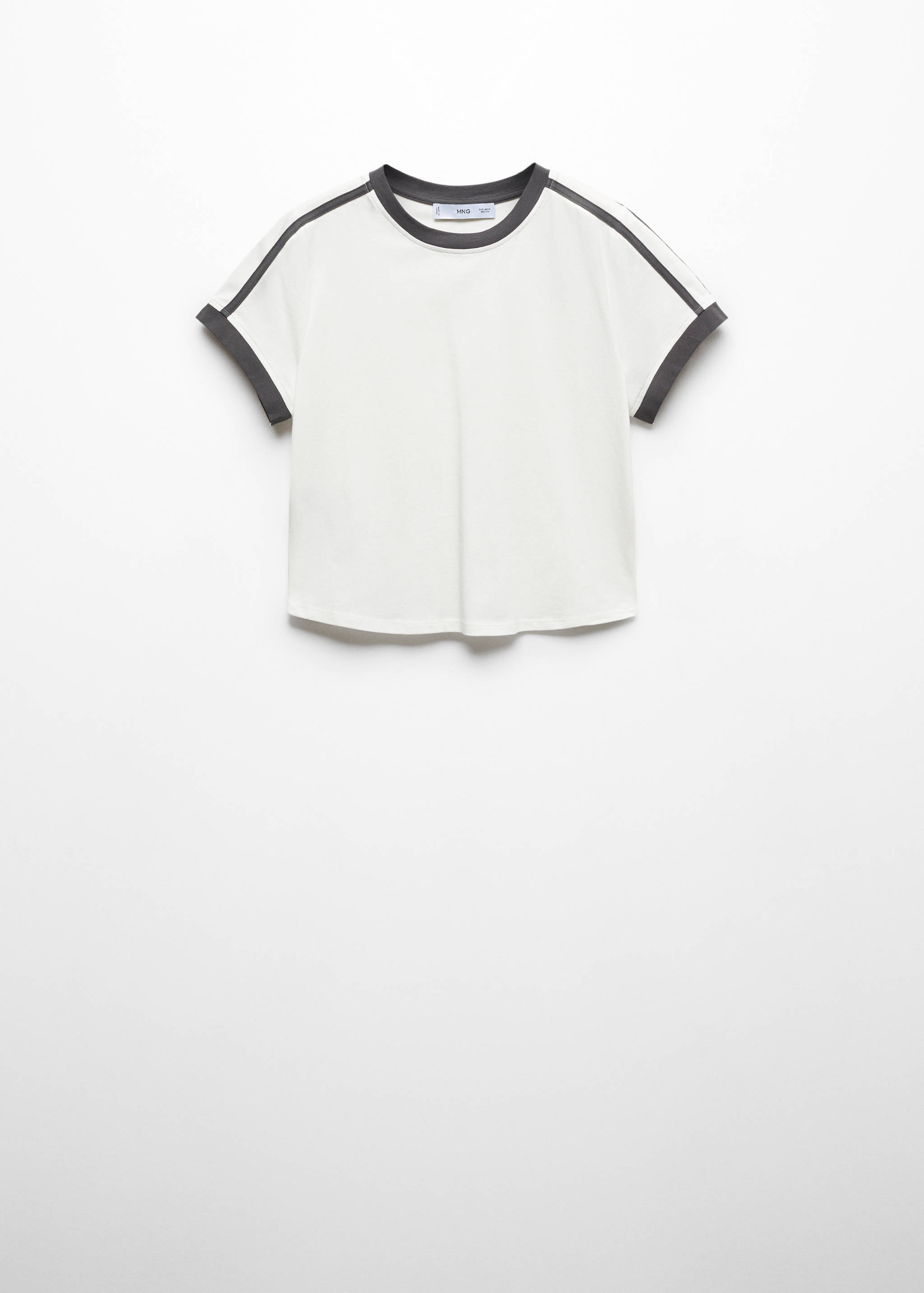 Contrast edge T-shirt - Article without model