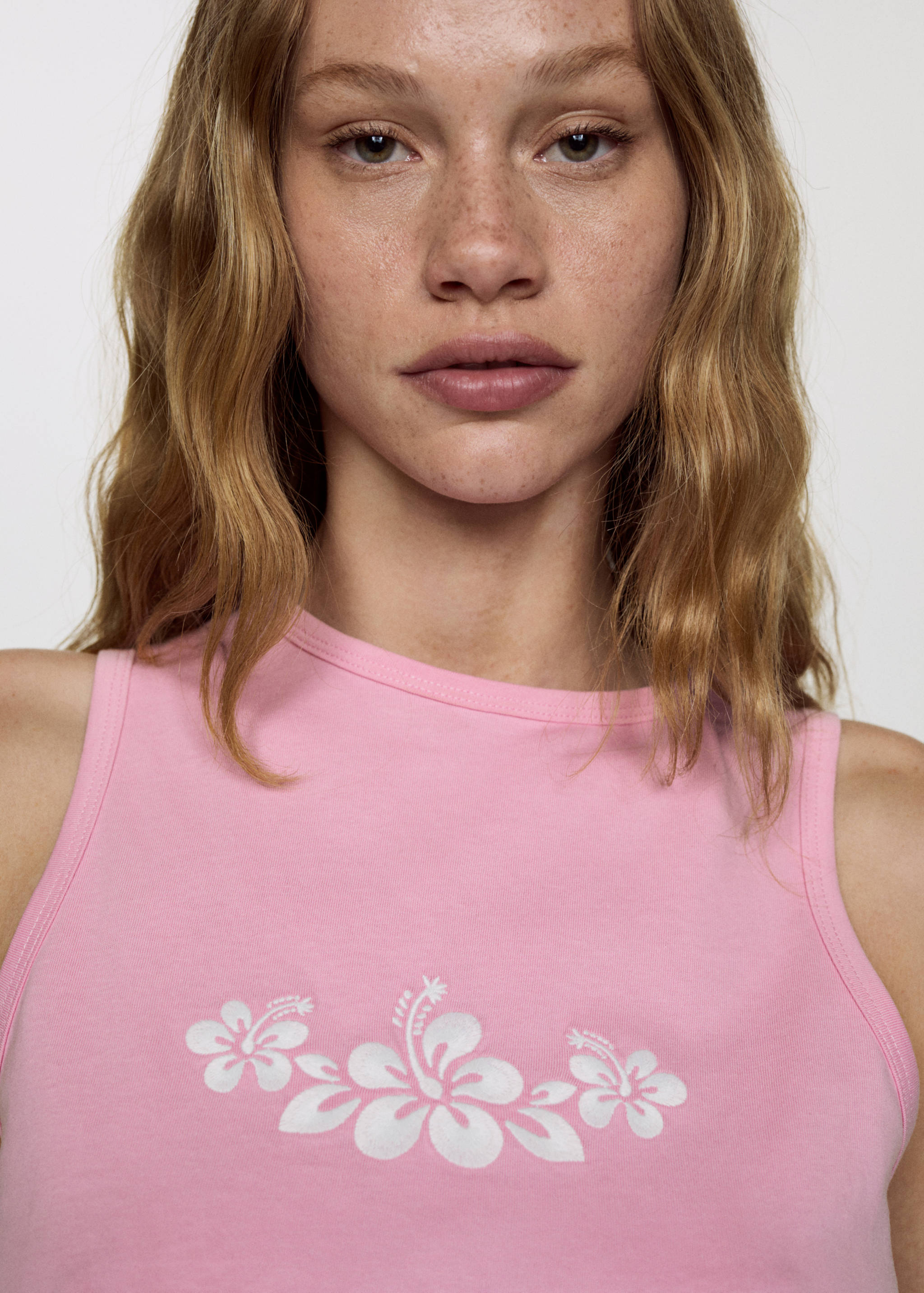 Ärmelloses Top mit Print - Detail des Artikels 1