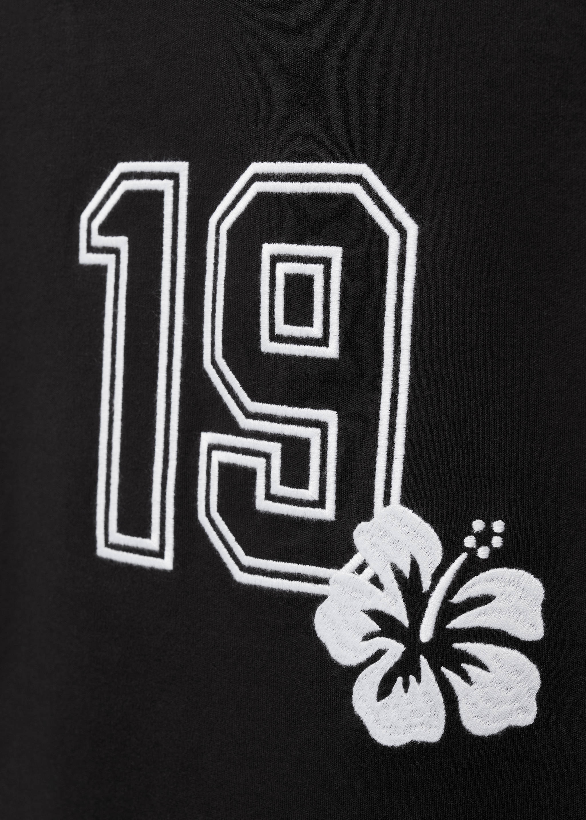 Camiseta crop estampada - Detalle del artículo 8