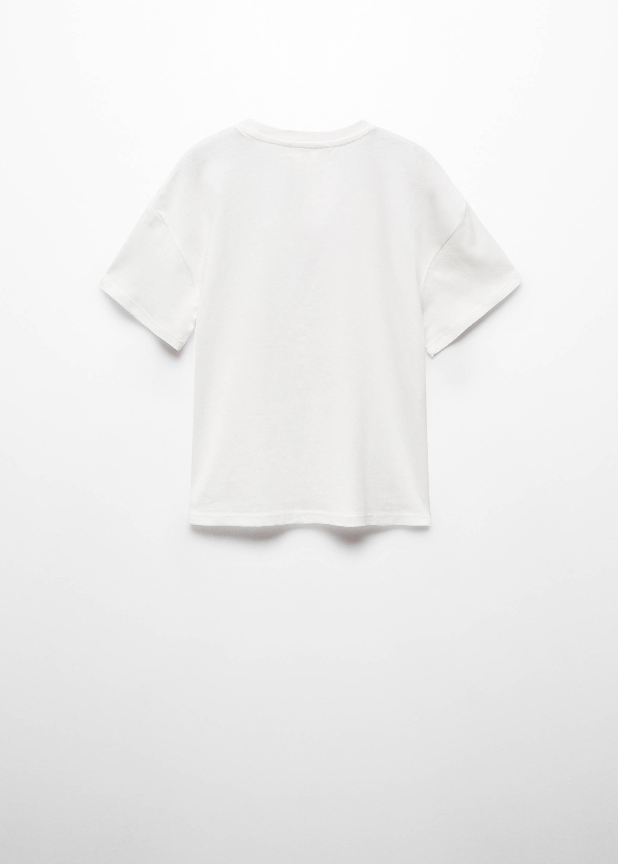 Palm print T-shirt - Reverse of the article