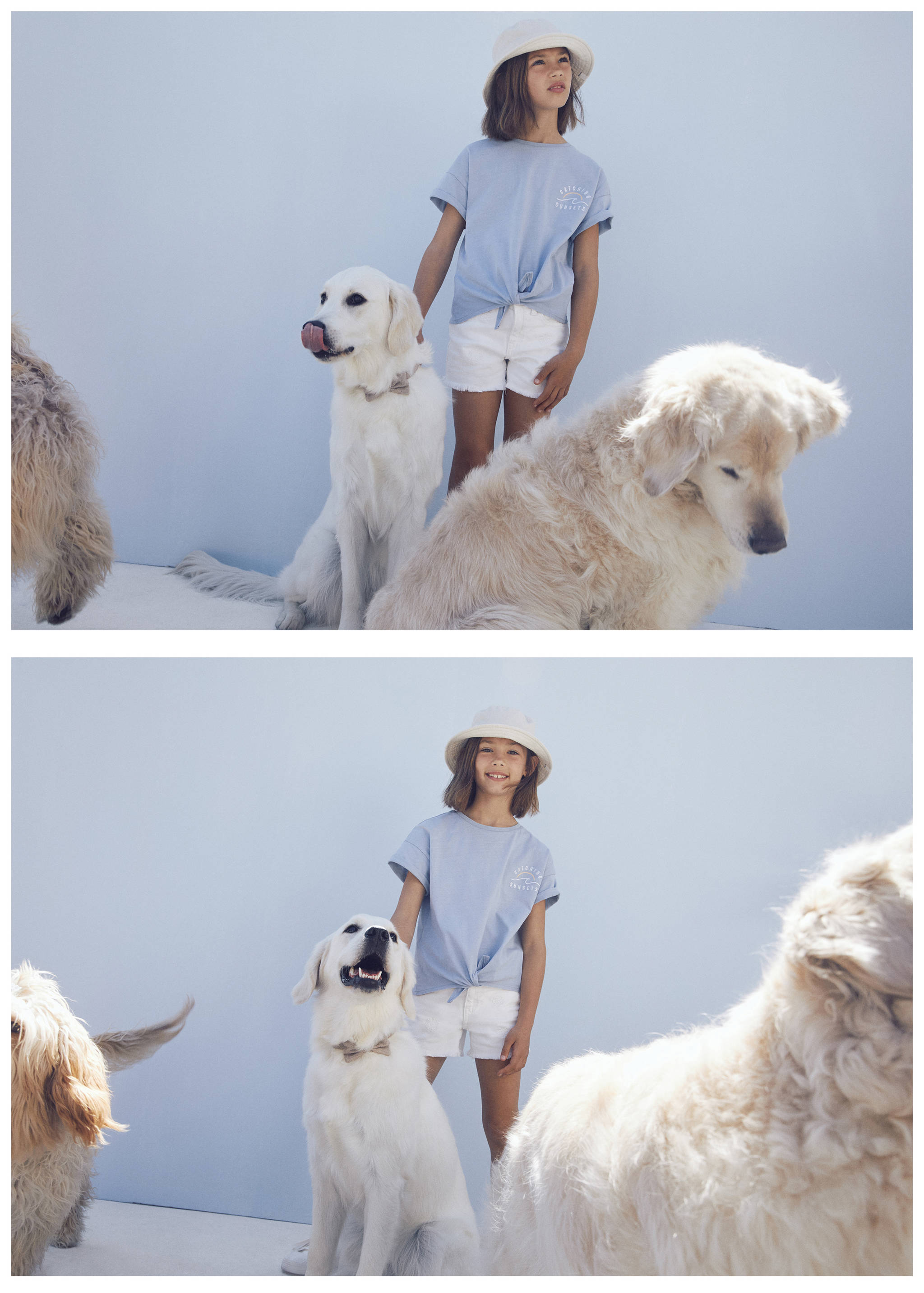 Knot message t-shirt - Details of the article 5, Sky Blue. Ref: 67007947-00.