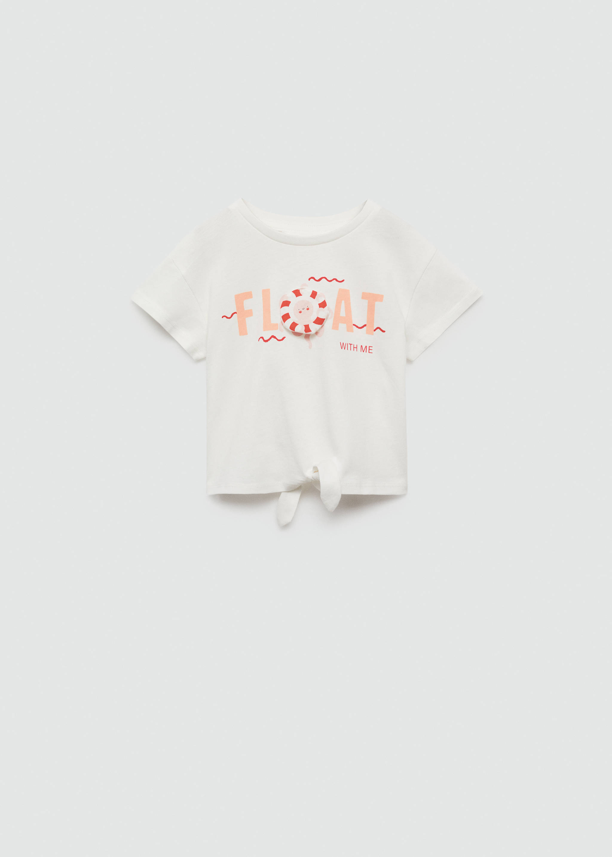 Printed message T-shirt - Article without model
