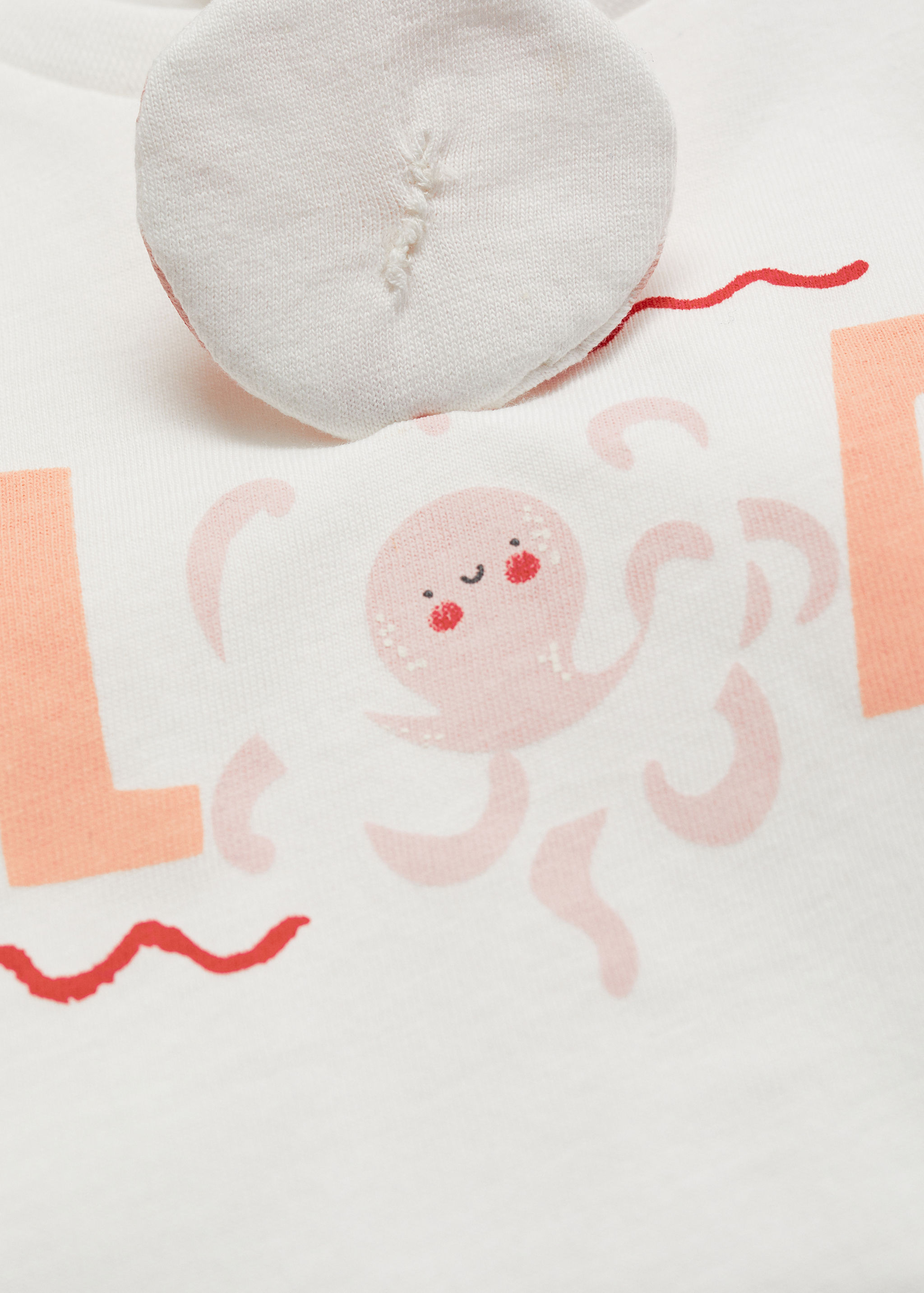 T-Shirt mit Textaufdruck - Detail des Artikels 0