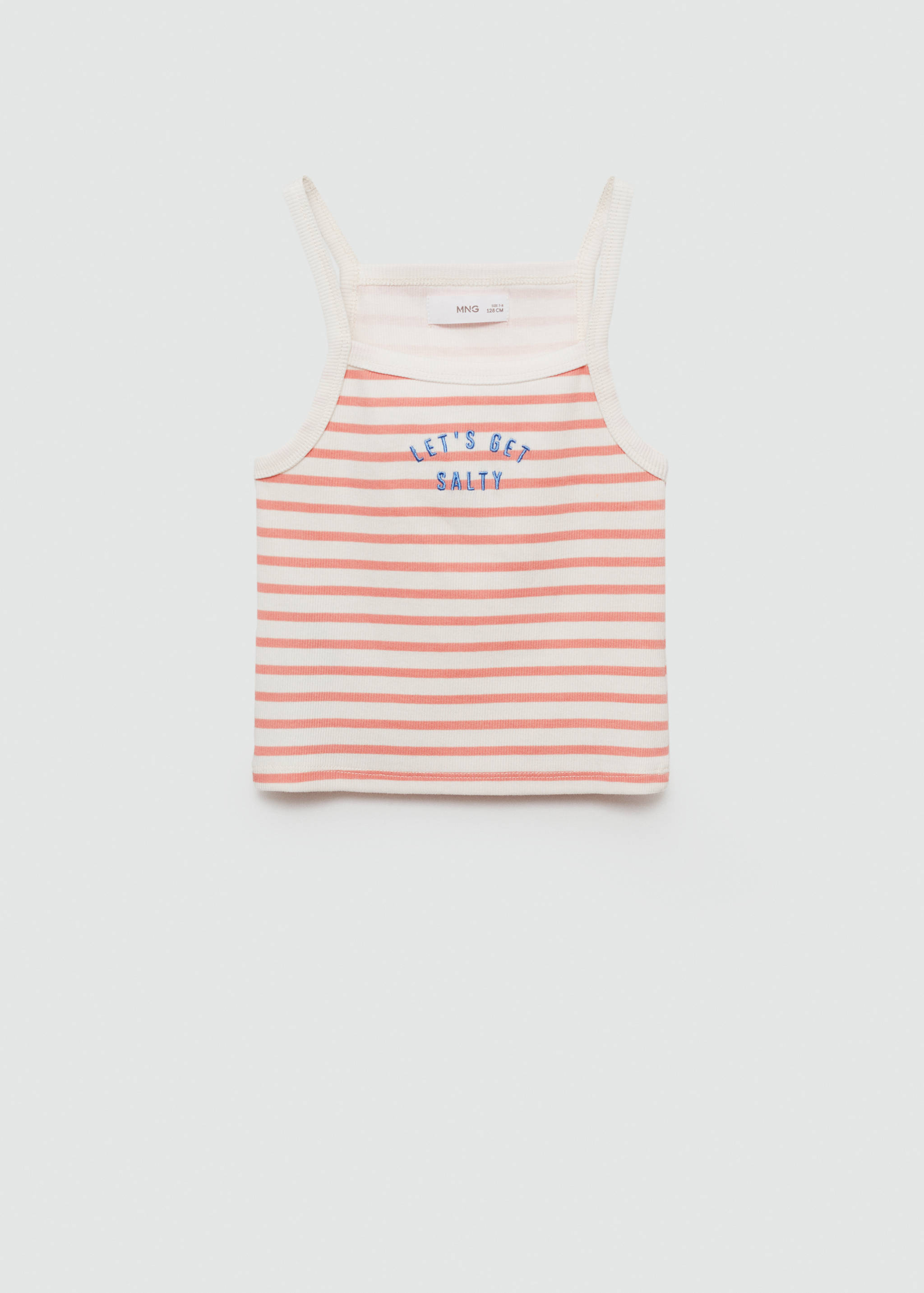 Striped strap T-shirt - Article without model