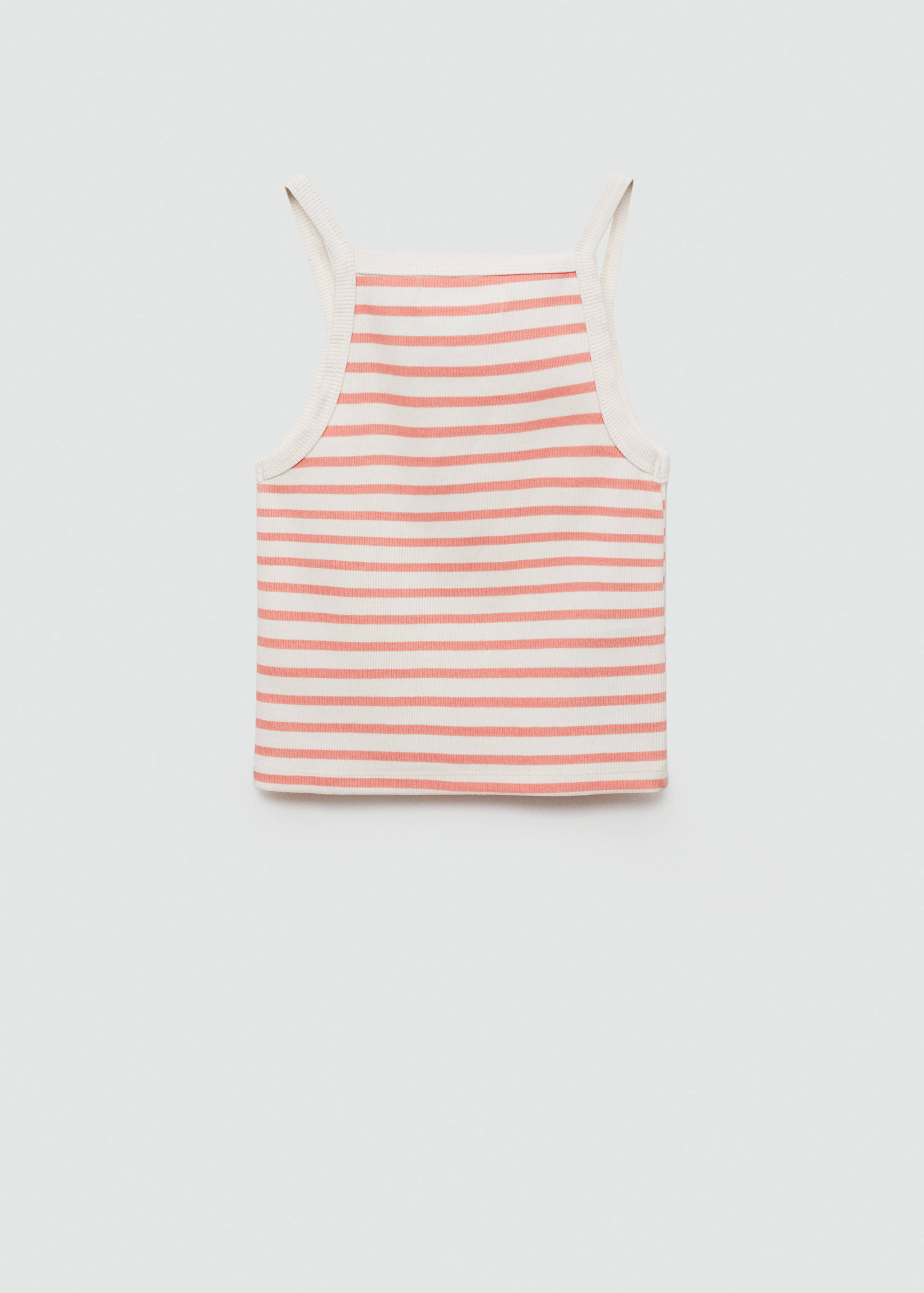 Striped strap T-shirt - Reverse of the article