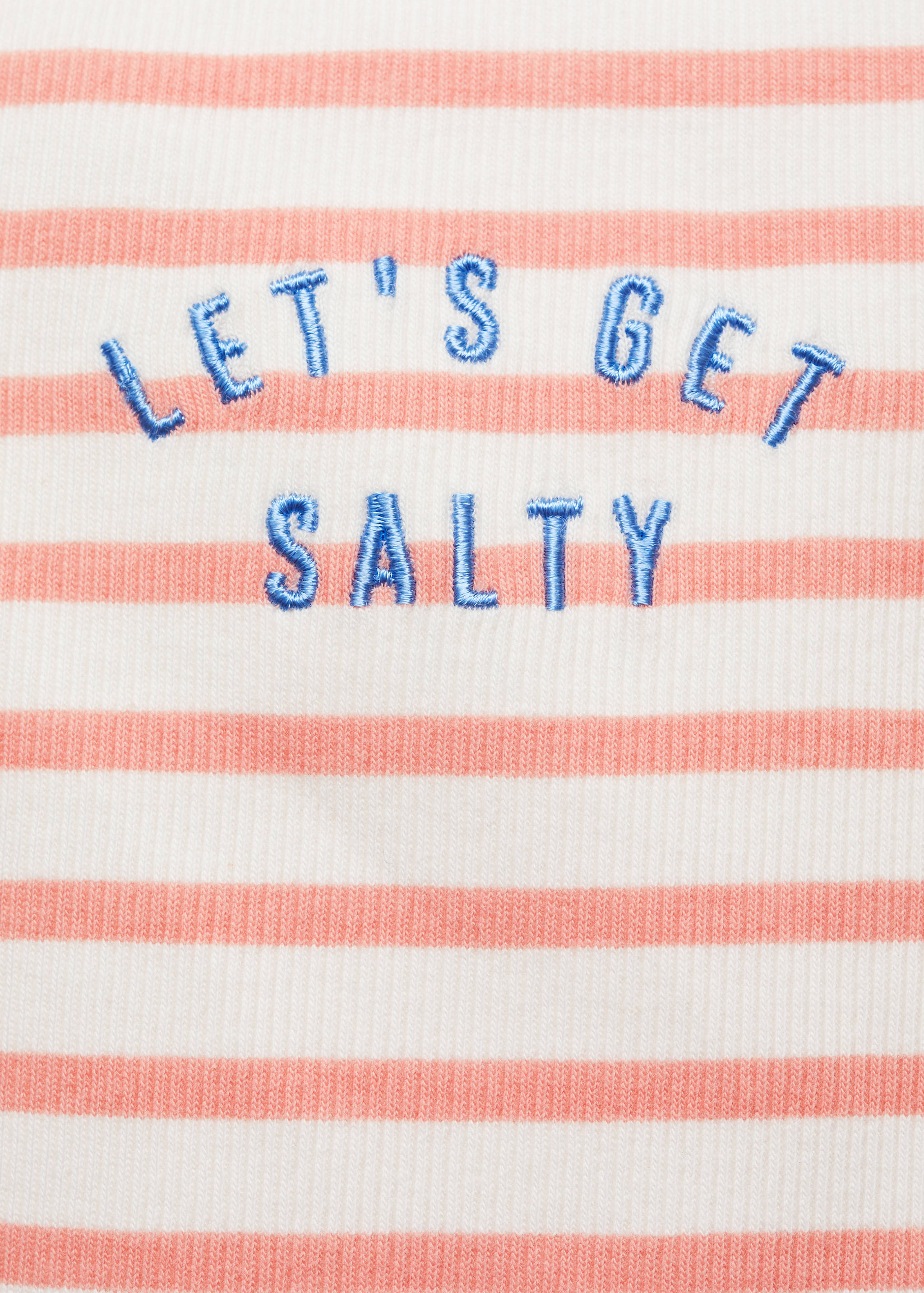 Striped strap T-shirt - Details of the article 8