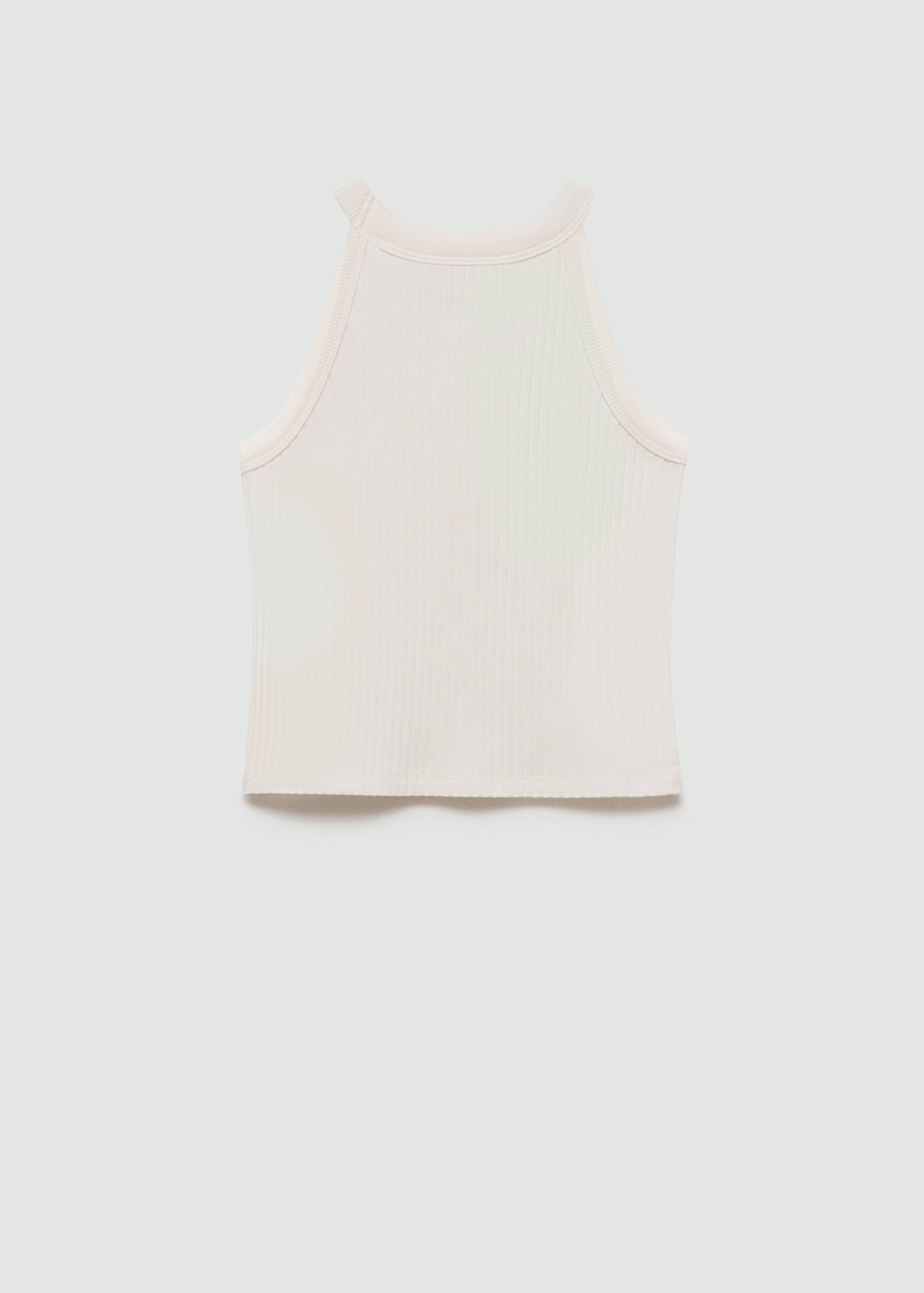 Ribbed strap top - Reverse of the article