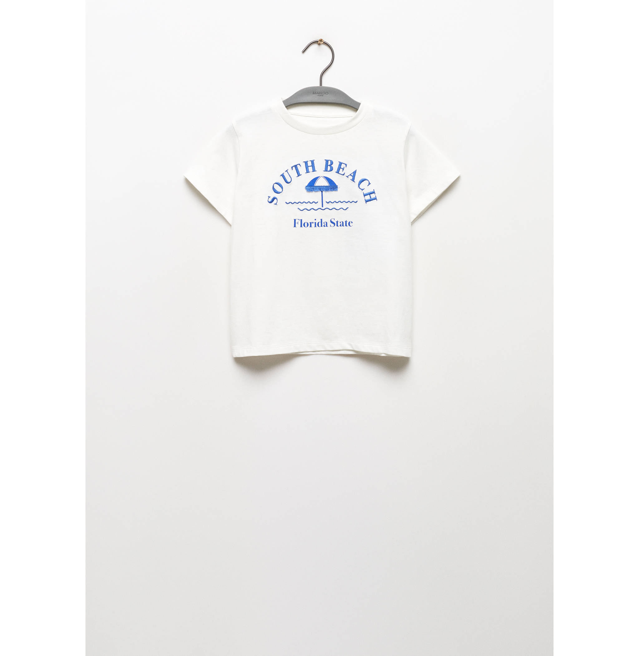 T-Shirt mit gestickter Aufschrift - Artikel ohne Model