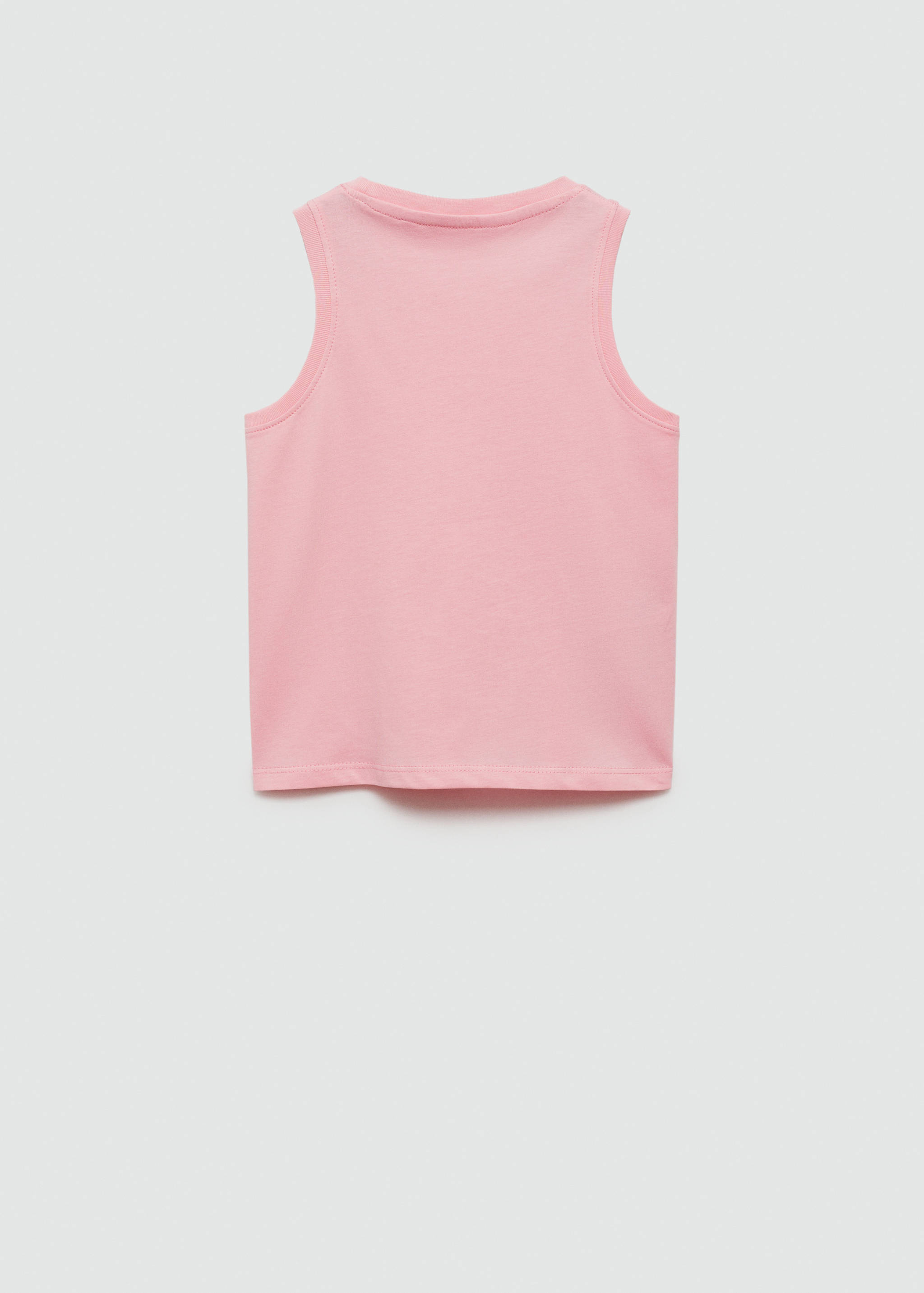 Printed strap T-shirt - Reverse of the article