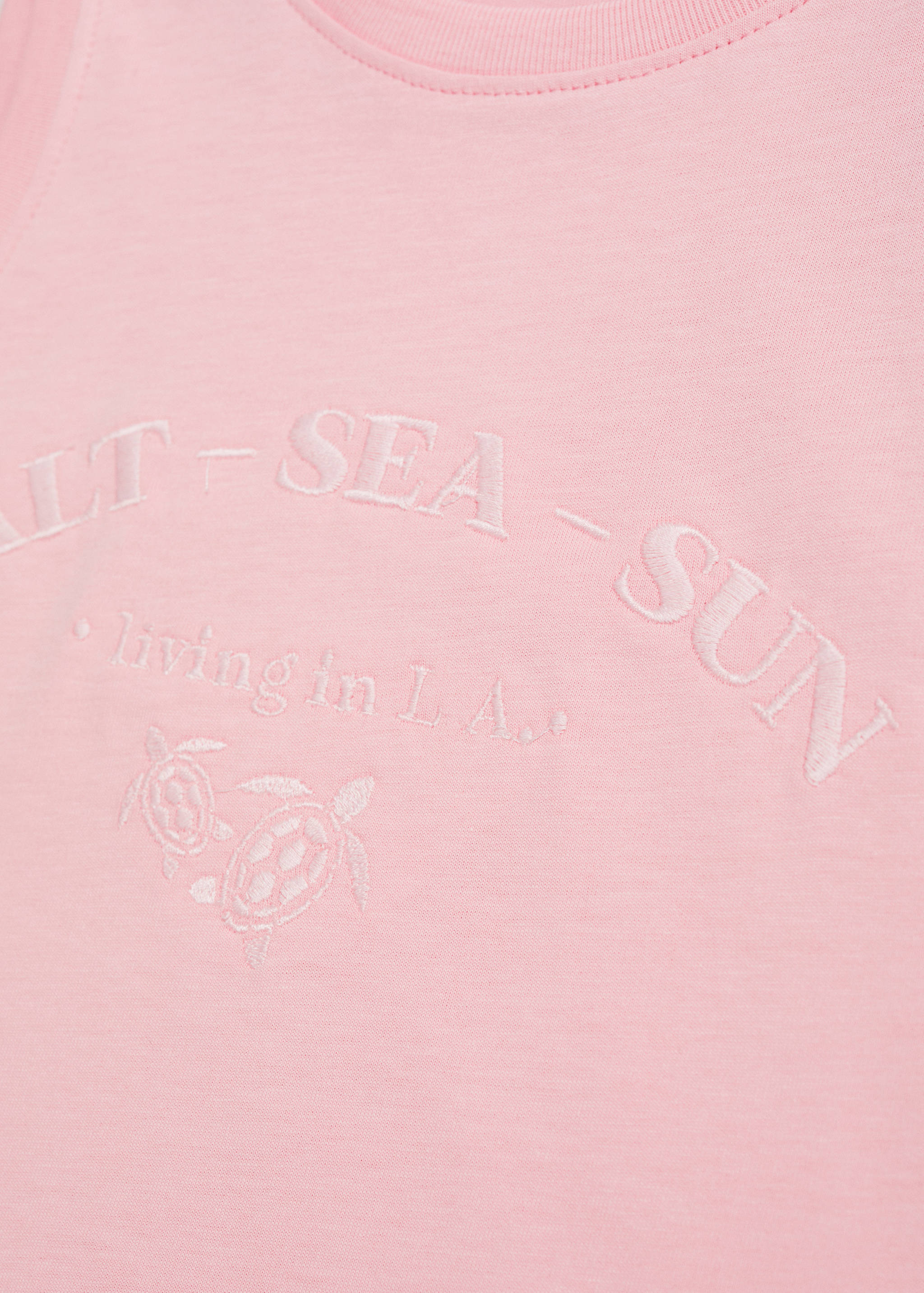 Printed strap T-shirt - Details of the article 8