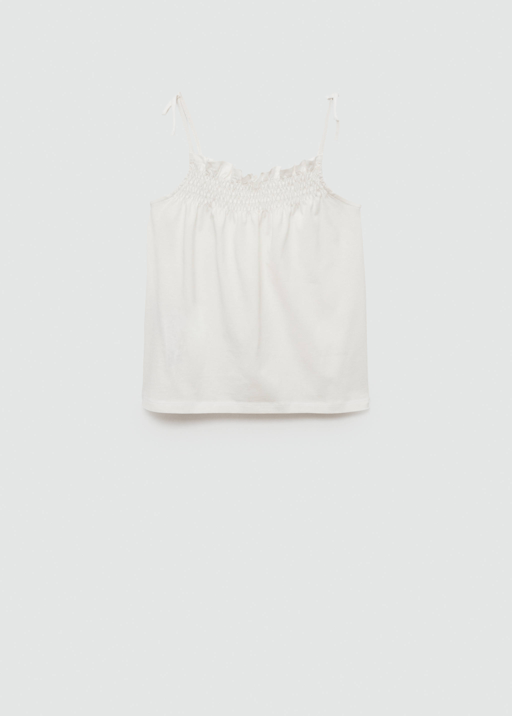 Gathered neck T-shirt - Article without model