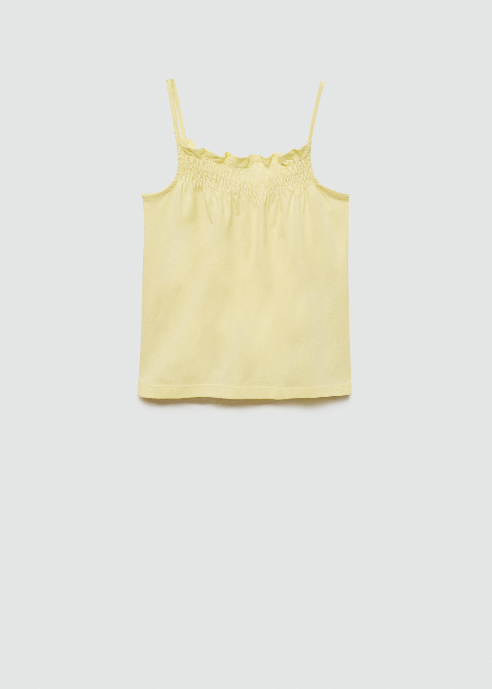 Gathered neck T-shirt - Reverse of the article